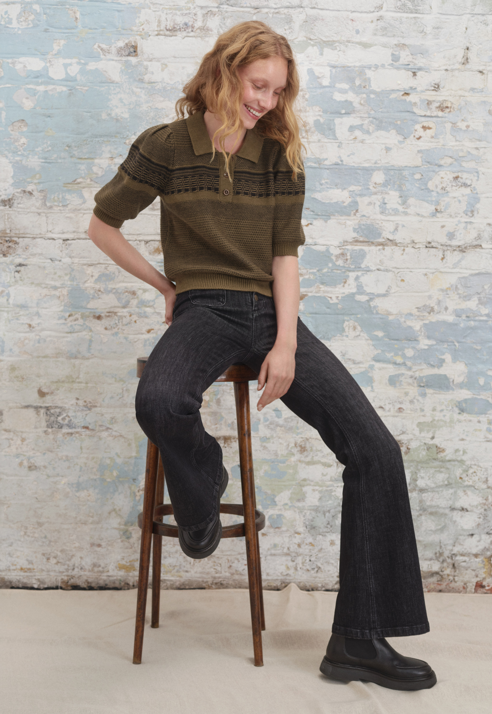 Wrap London - Recycled cotton boyfriend jeans