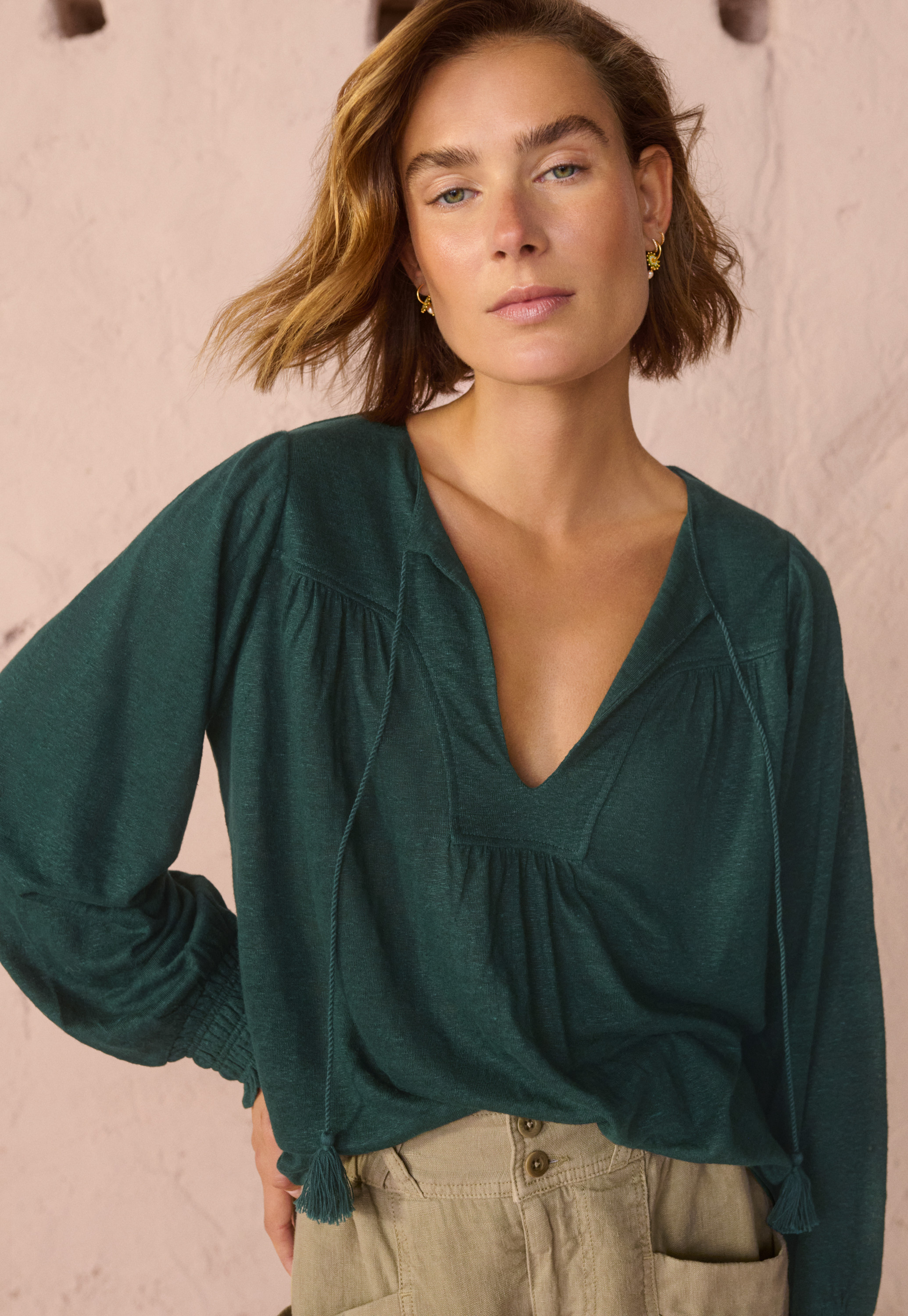Gaelle stretch cotton waistcoat for women 940029gaelle