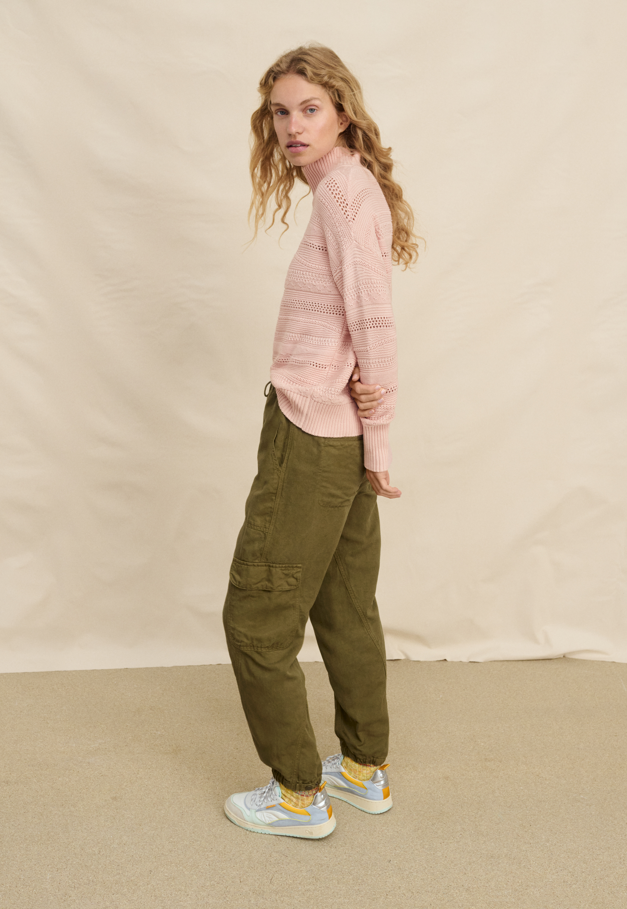 Wrap London - Lyocell & linen cargo trousers