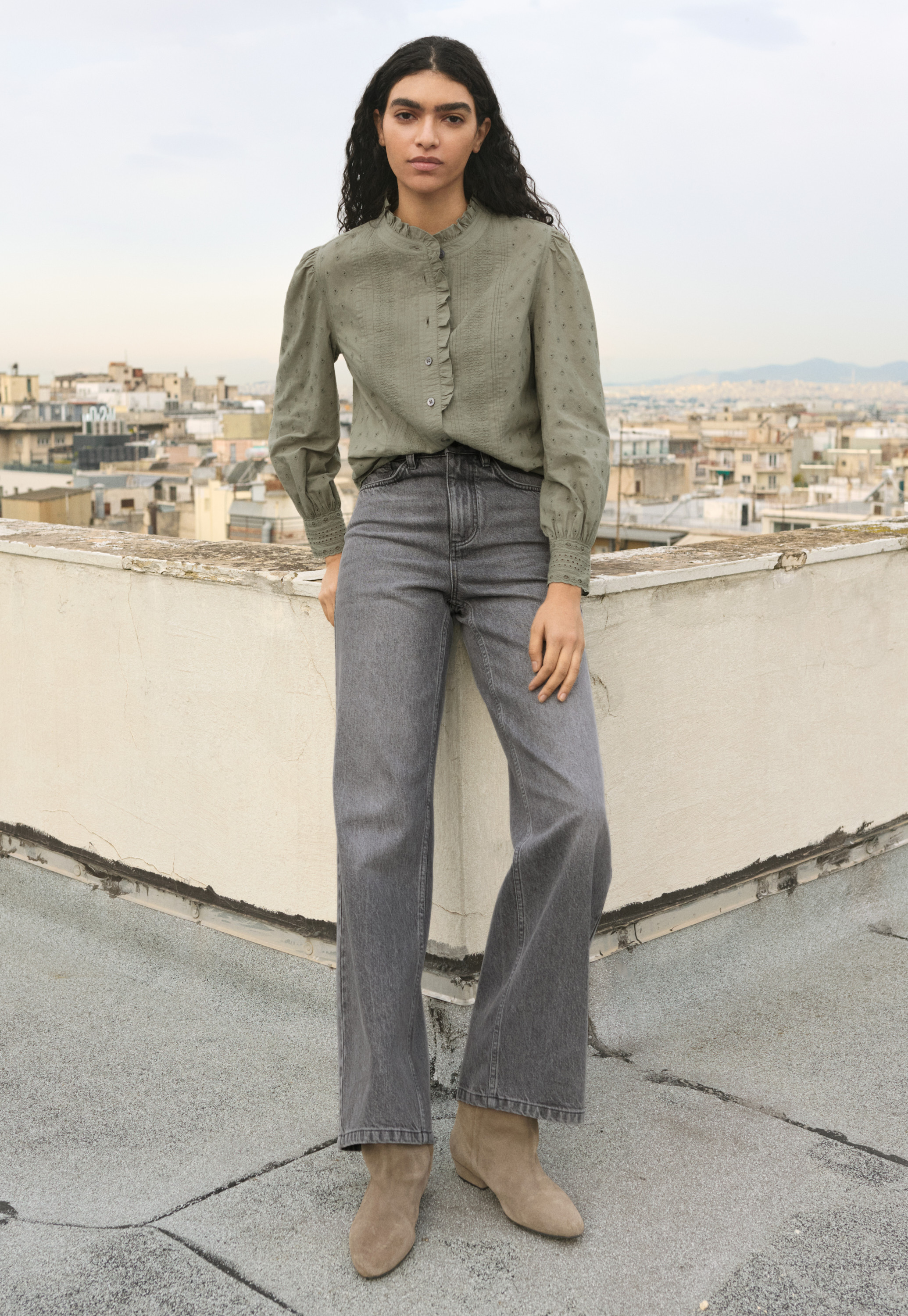 Wrap London - Recycled cotton boyfriend jeans