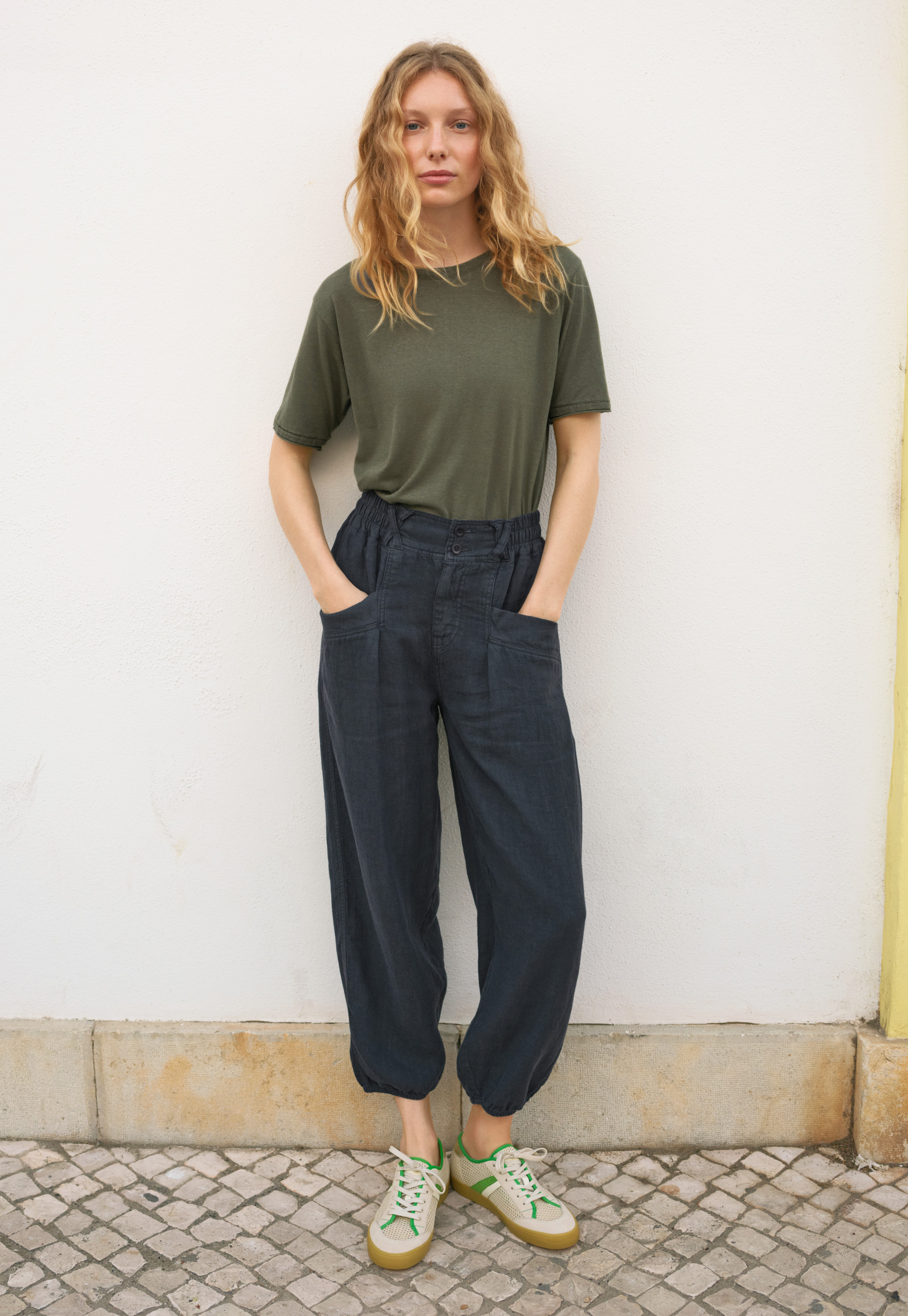 Wrap London - Linen balloon trousers