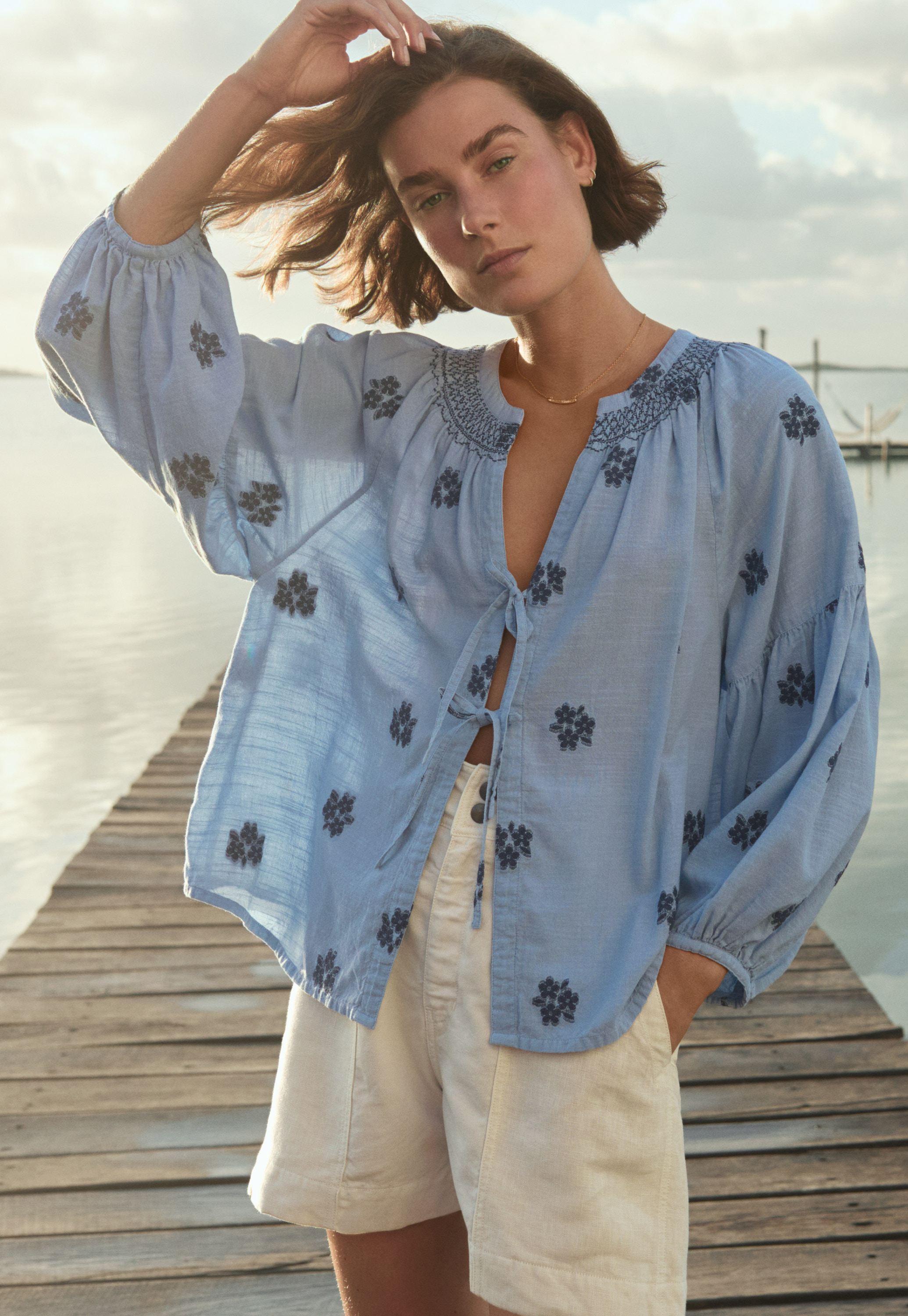 melt the lady wrap laceup tops