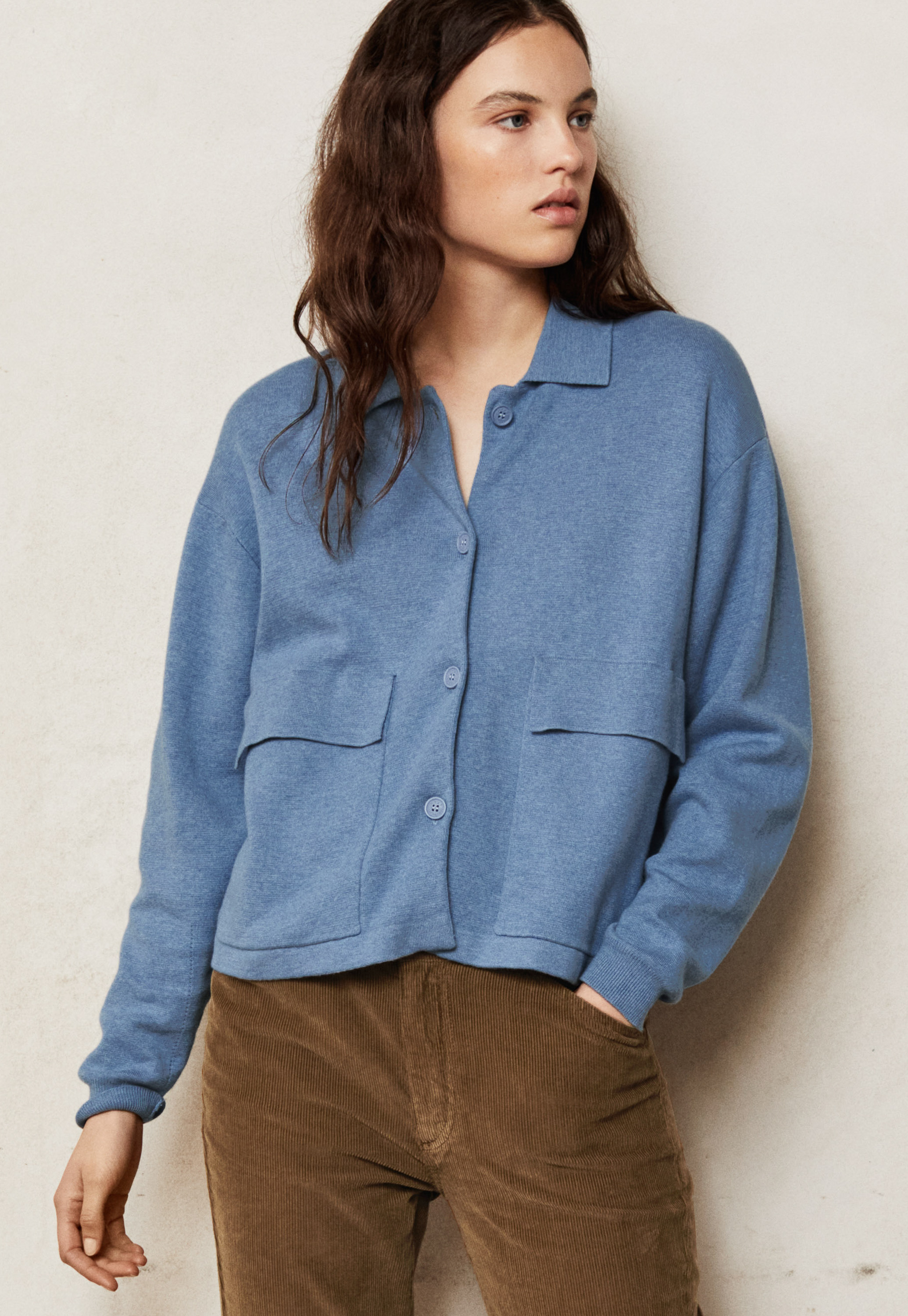 knitted cotton jacket