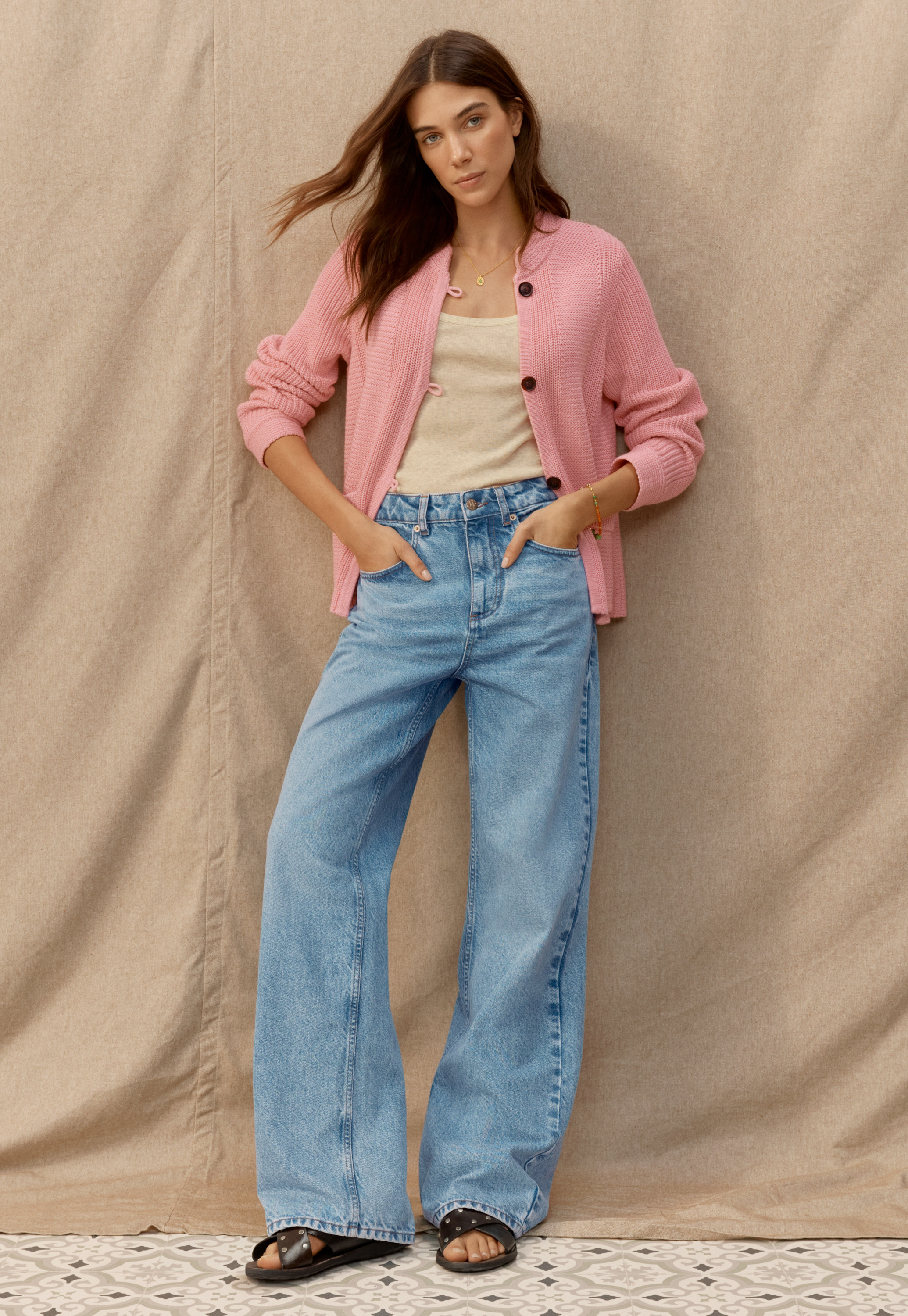 Wrap London - Organic cotton knitted jacket