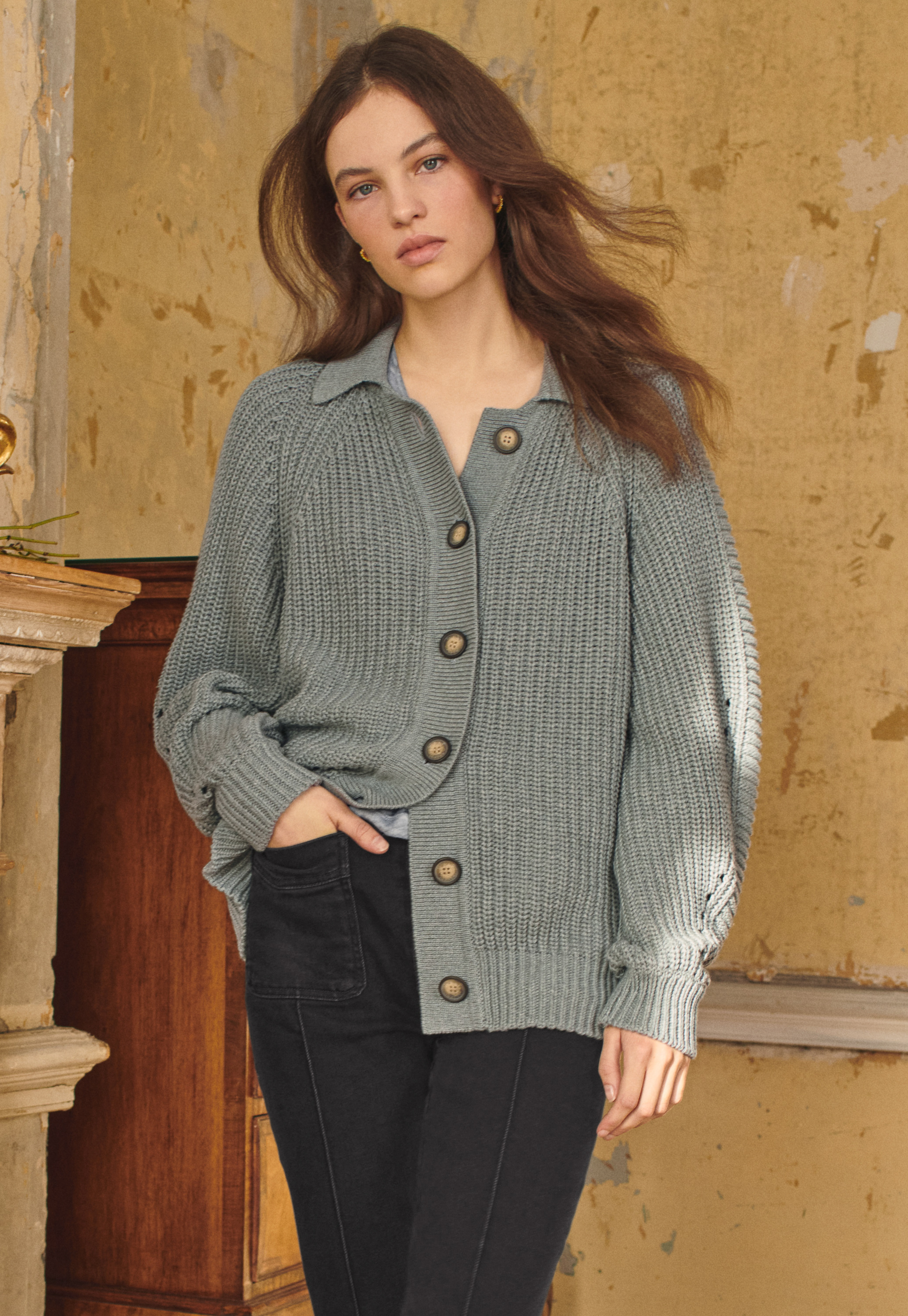 womens cotton cardigan