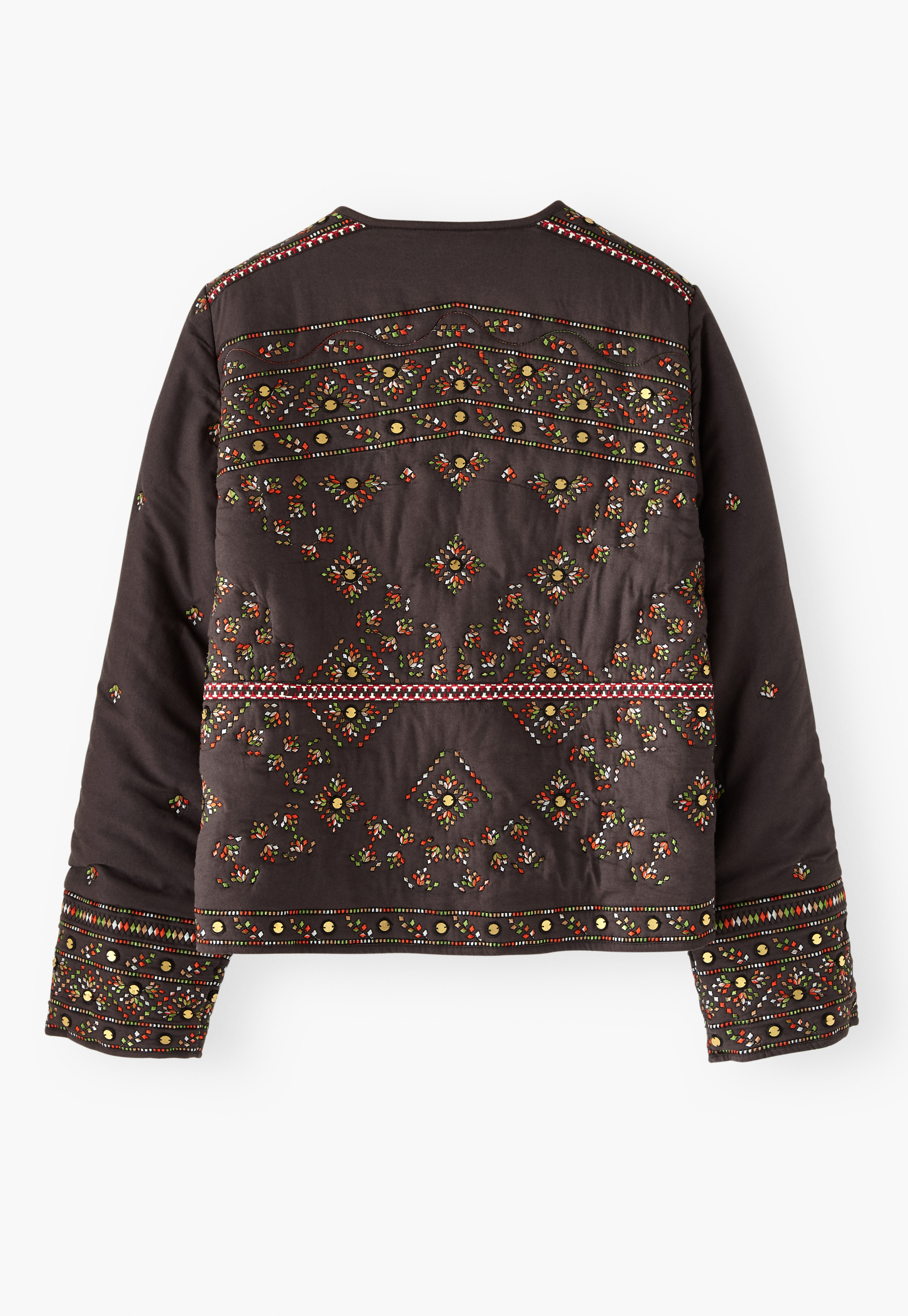 ジャケット・アウター Embroidery Quilted Jacket Embroidered Quilted Jacket – Red Door Boutique