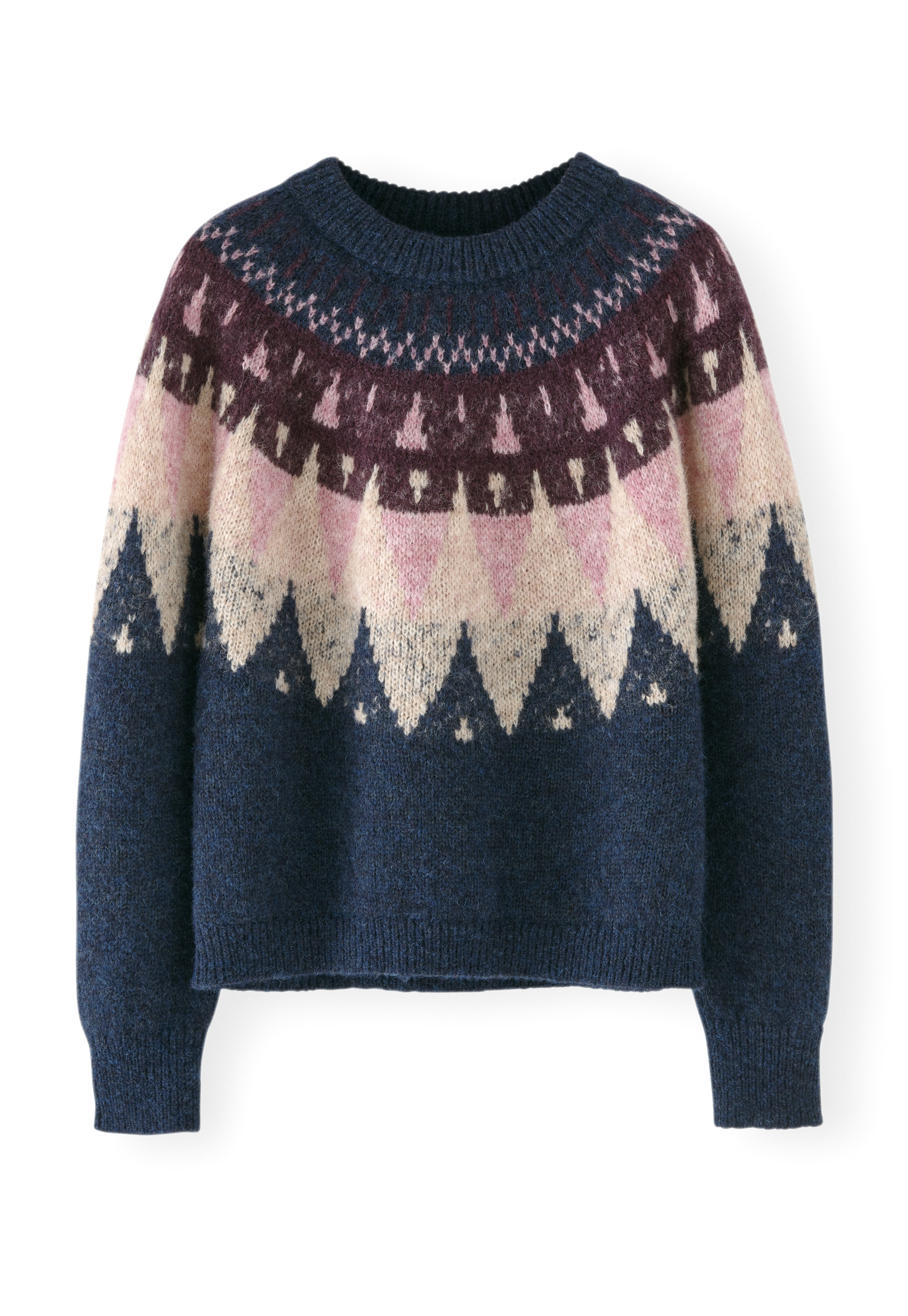 Wrap London - Alpaca-blend yoke-detail sweater