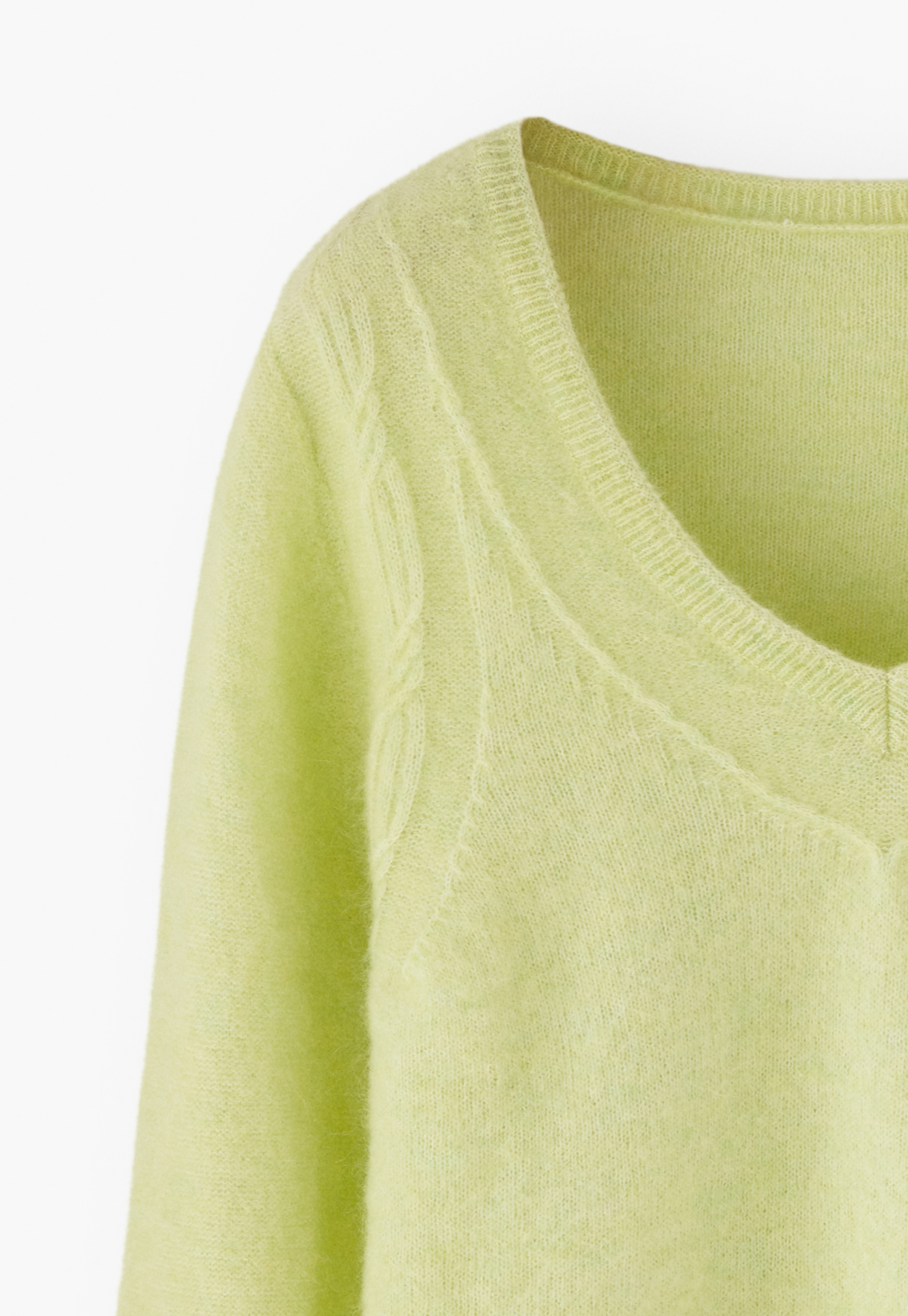Wrap London - Mohair v-neck sweater