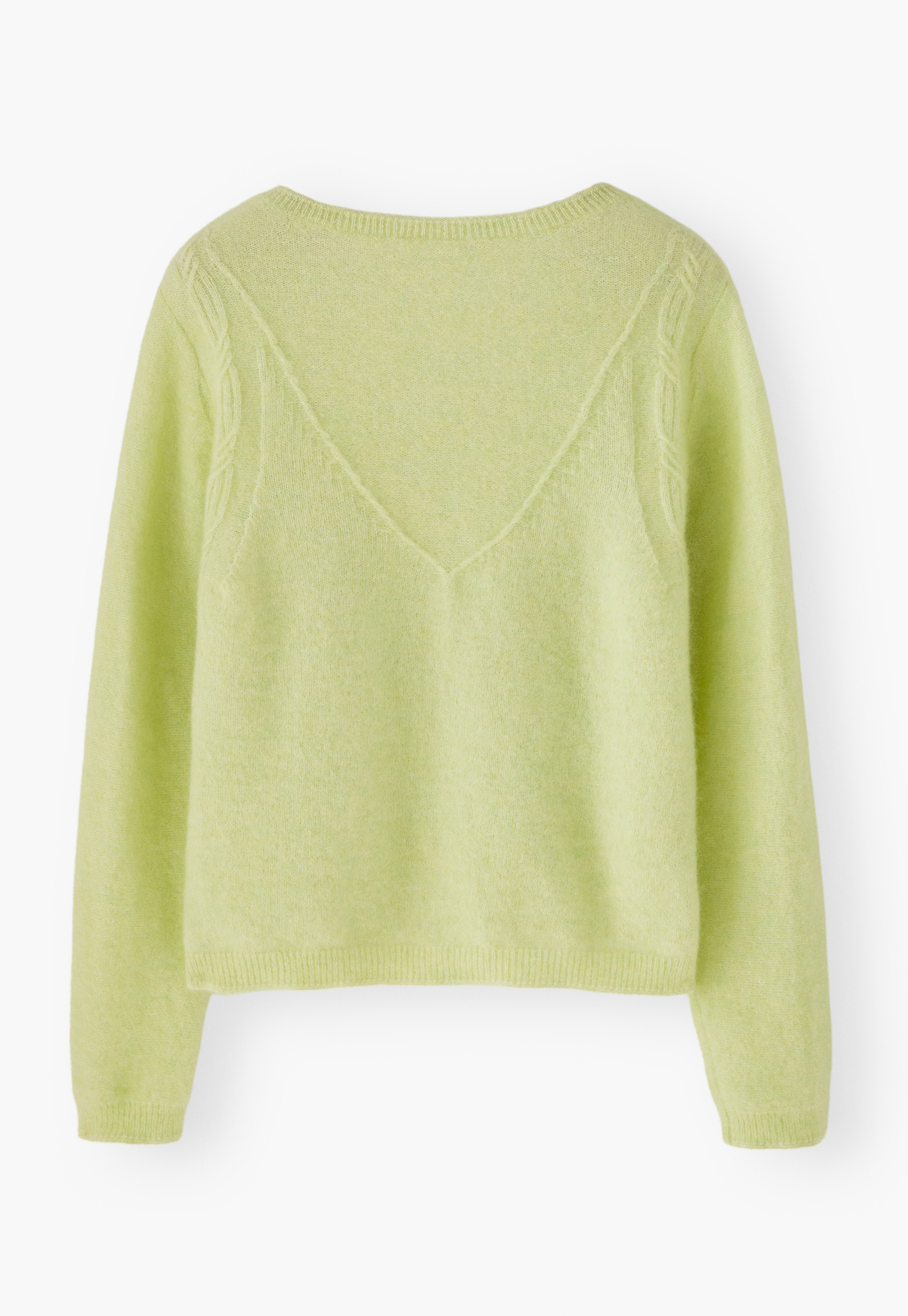 トップス A.R.P. Premium Mohair V-neck Sweater Wrap London - Mohair v-neck sweater
