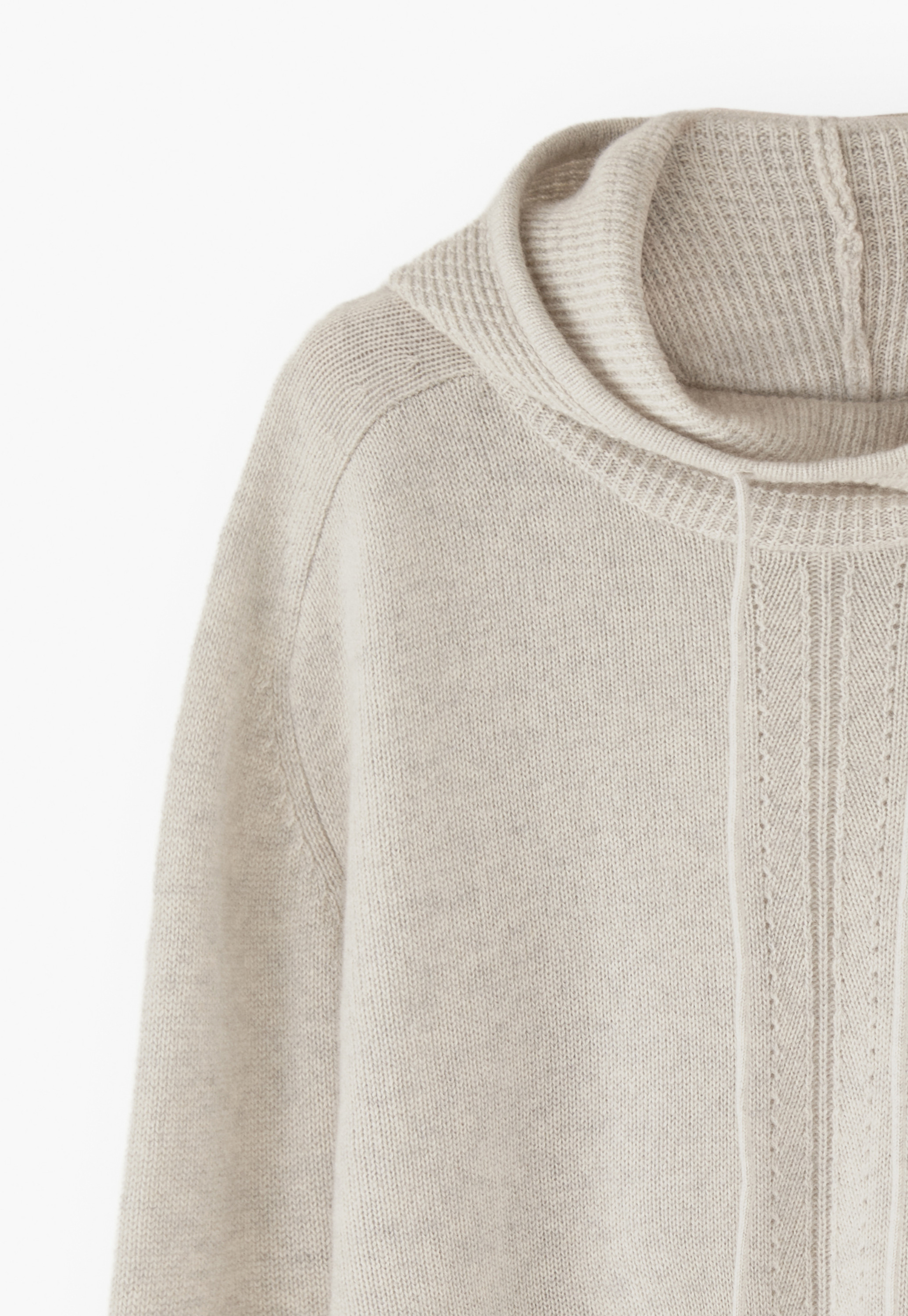 Wrap London - Knitted cashmere hoodie
