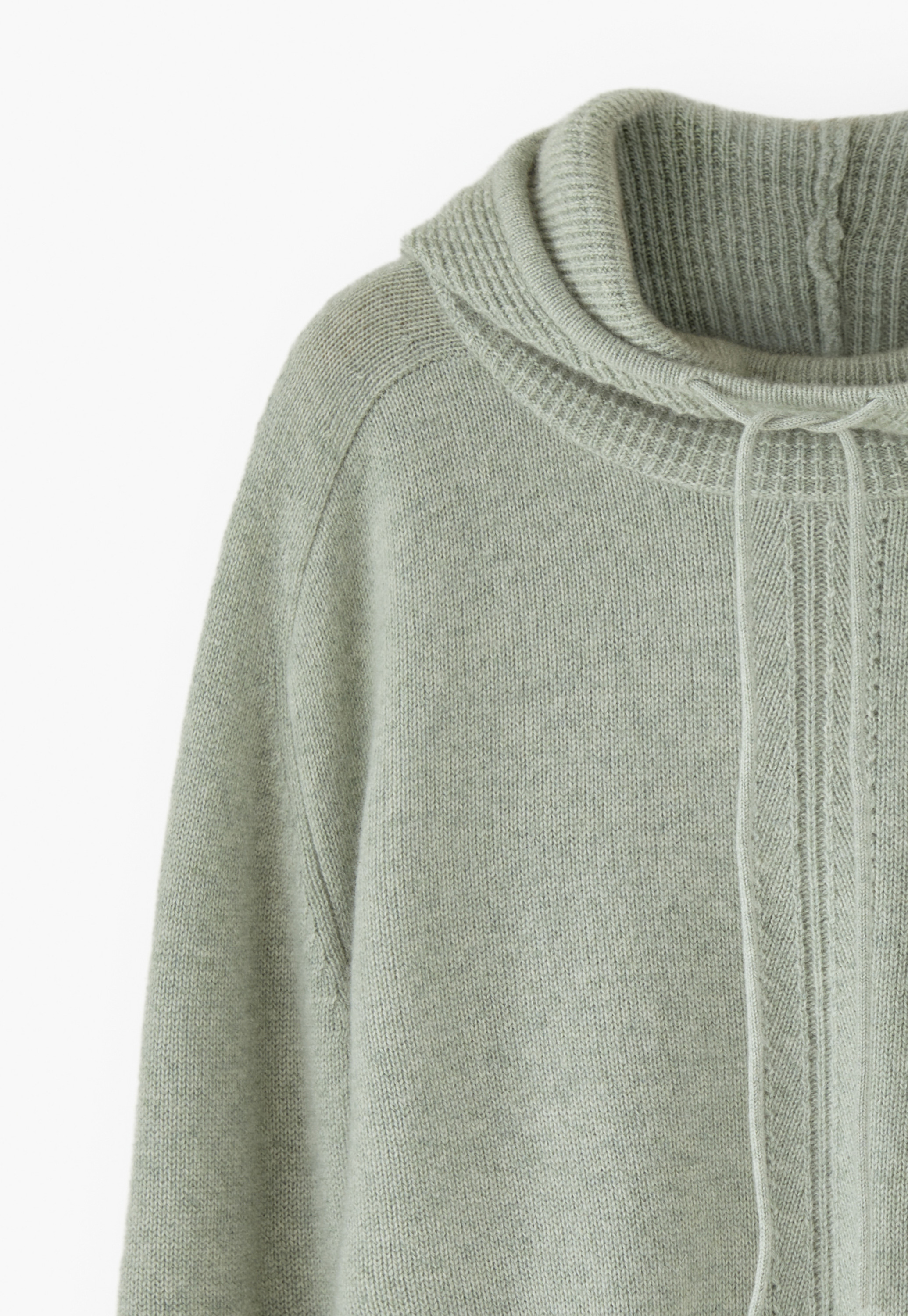 Wrap London - Knitted cashmere hoodie