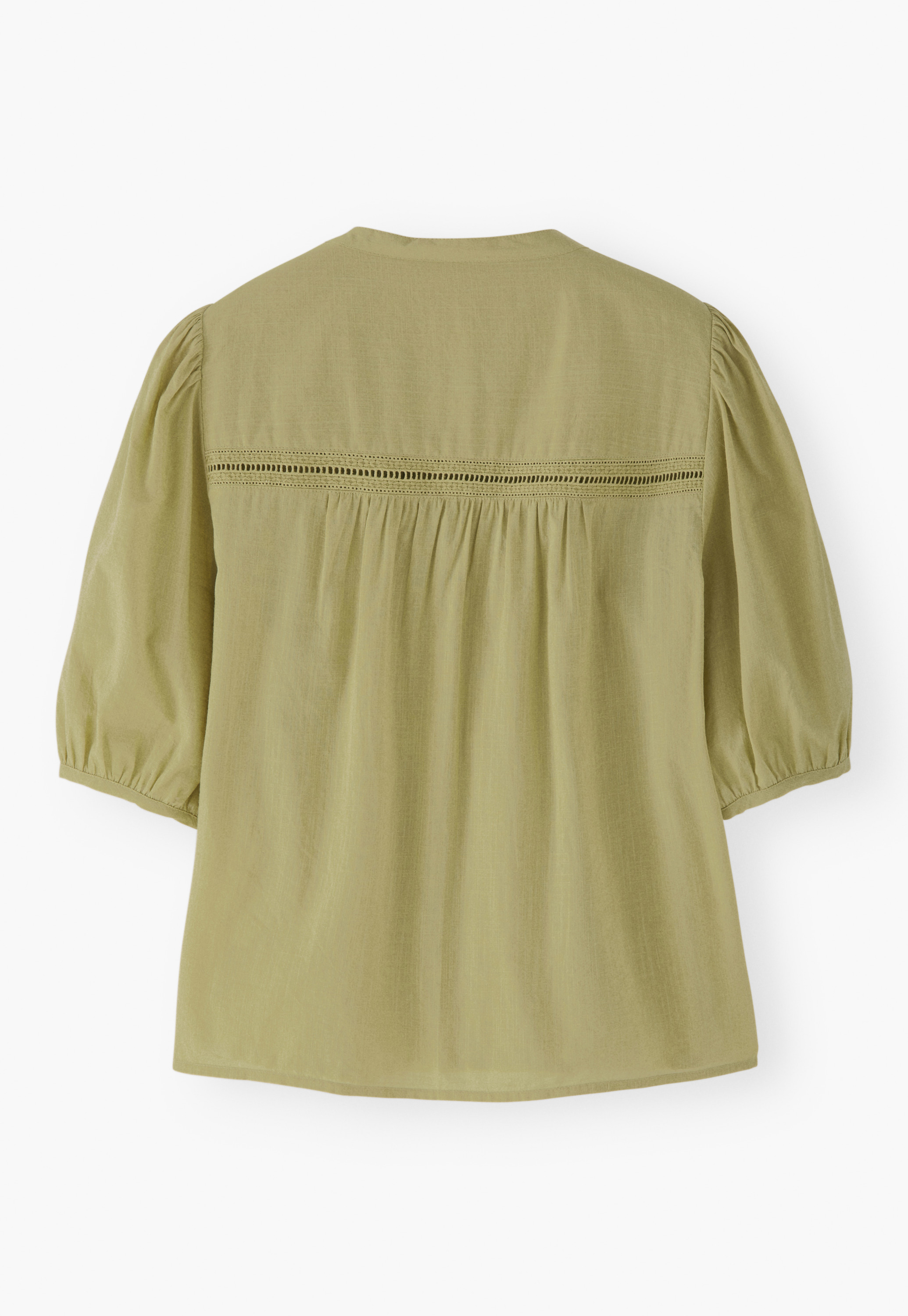 Wrap London - Cotton pintuck blouse