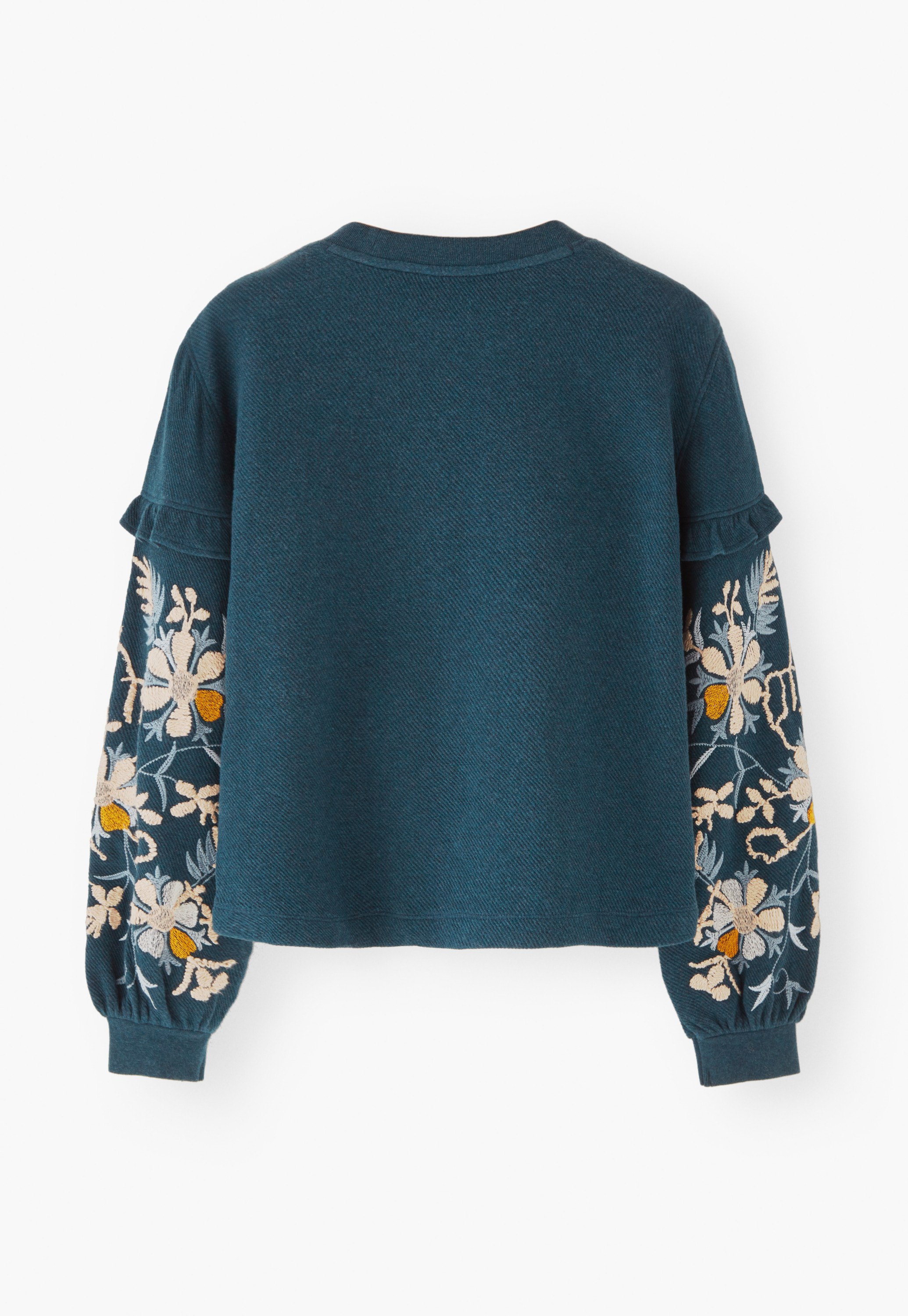トップス UND FUR EMBROIDERY SKIN TOP Wrap London - Embroidered cotton jersey sweatshirt