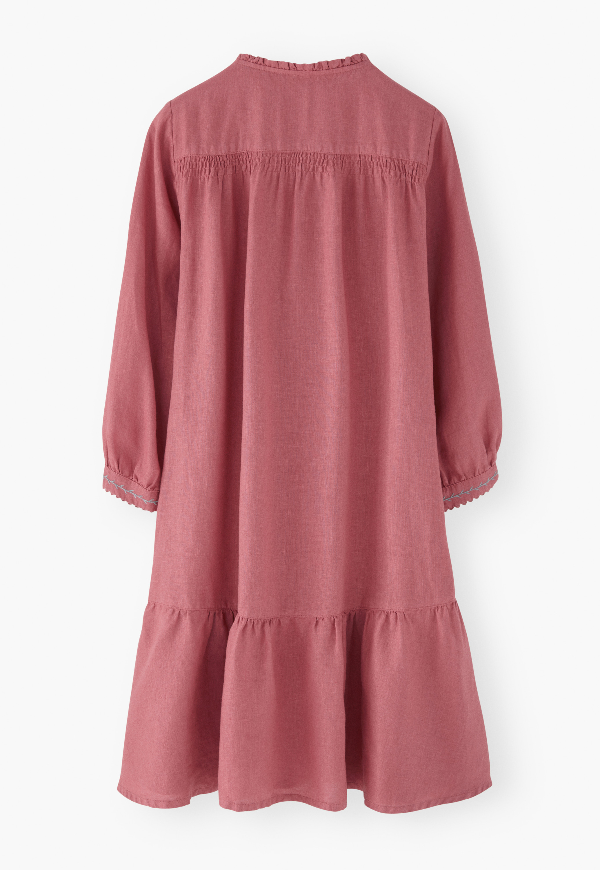 chinese dress ladies Stella Linen Pintuck Dress main image 0
