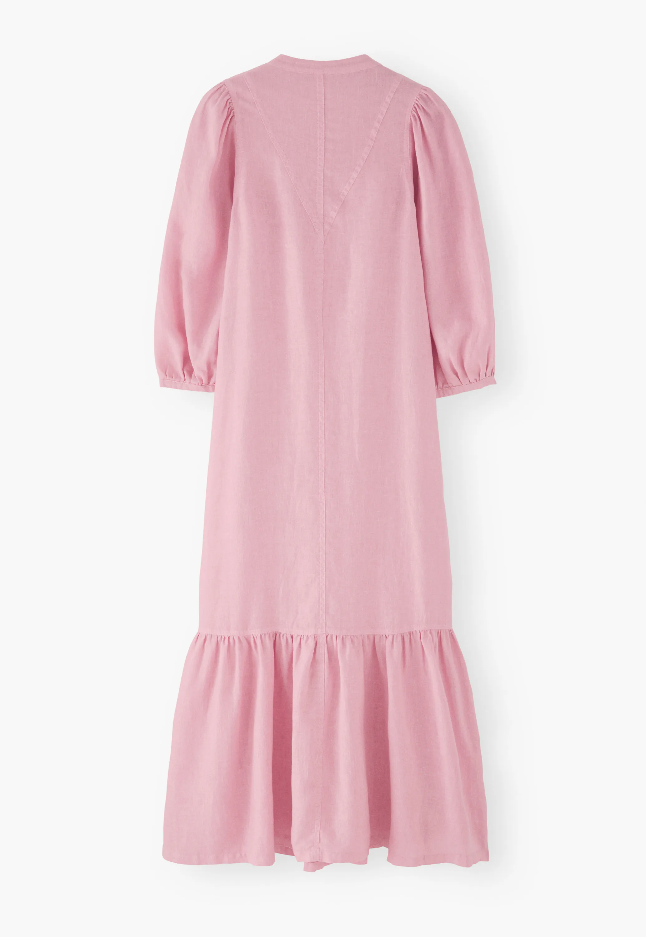 Wrap London - Tiered linen dress Wrap London - Tiered linen dress