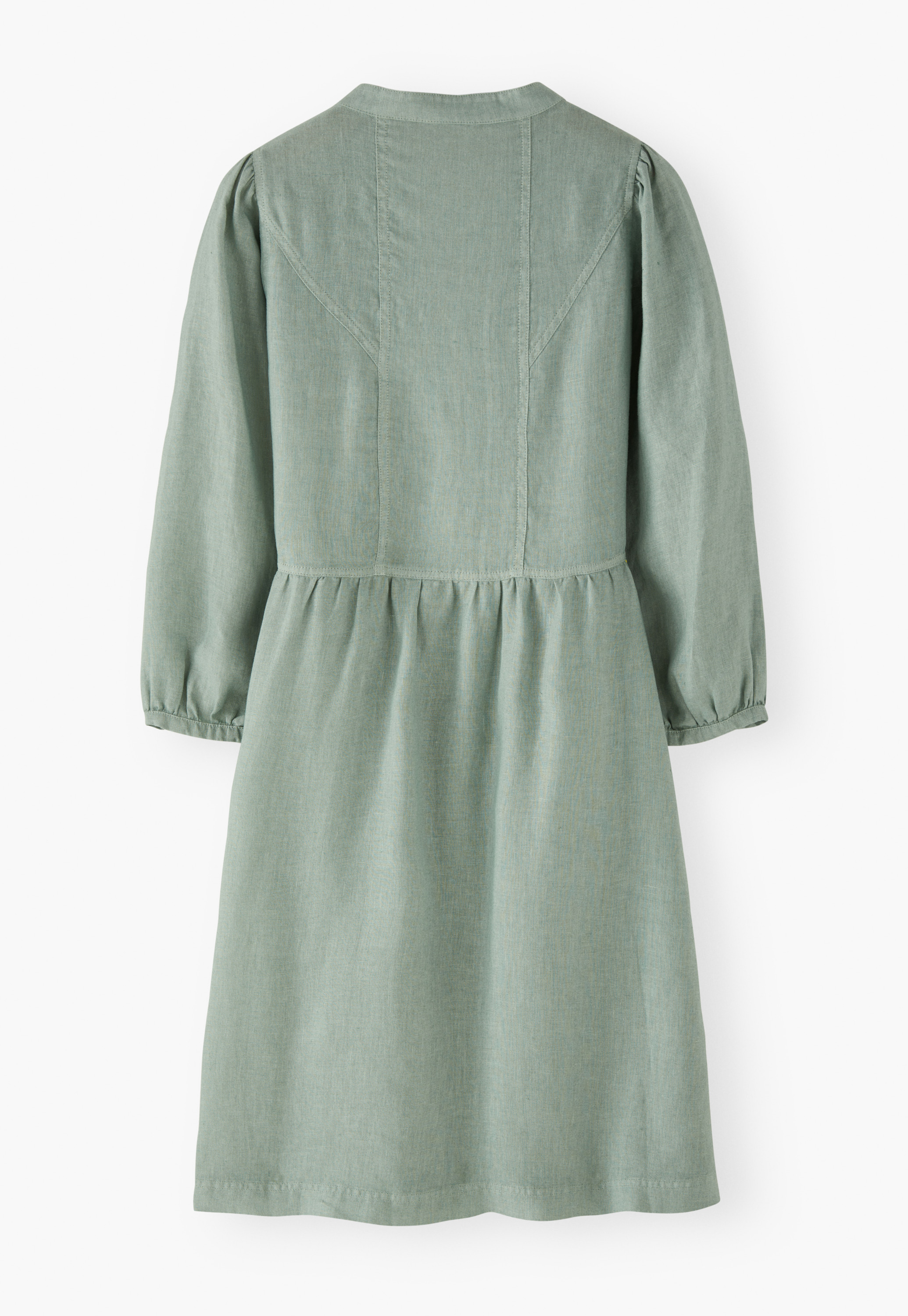 duck egg green dress Duck Egg Short Sleeve Belted Wrap Midi Dress