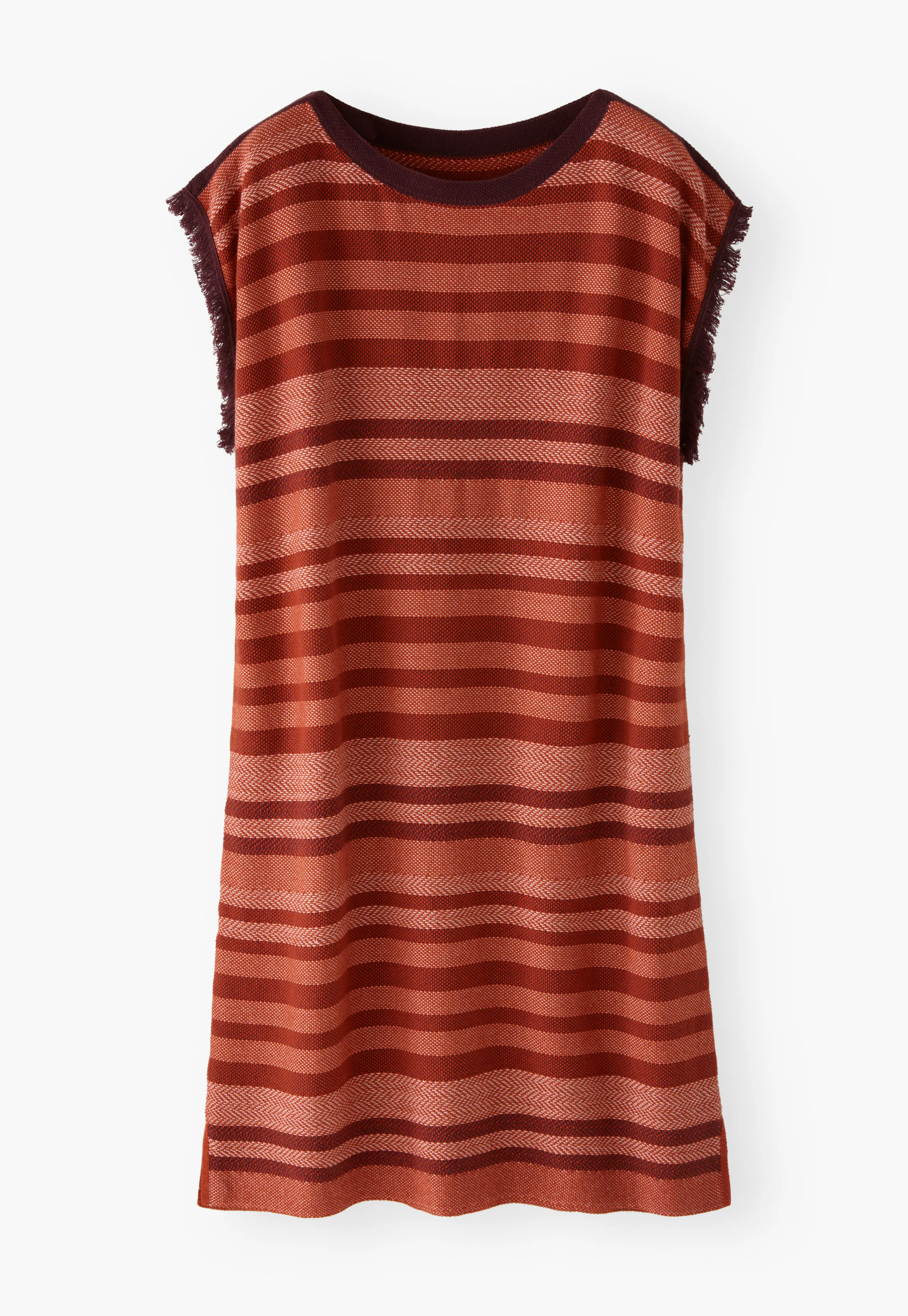 Inlay-stitch striped dress Inlay-stitch striped dress