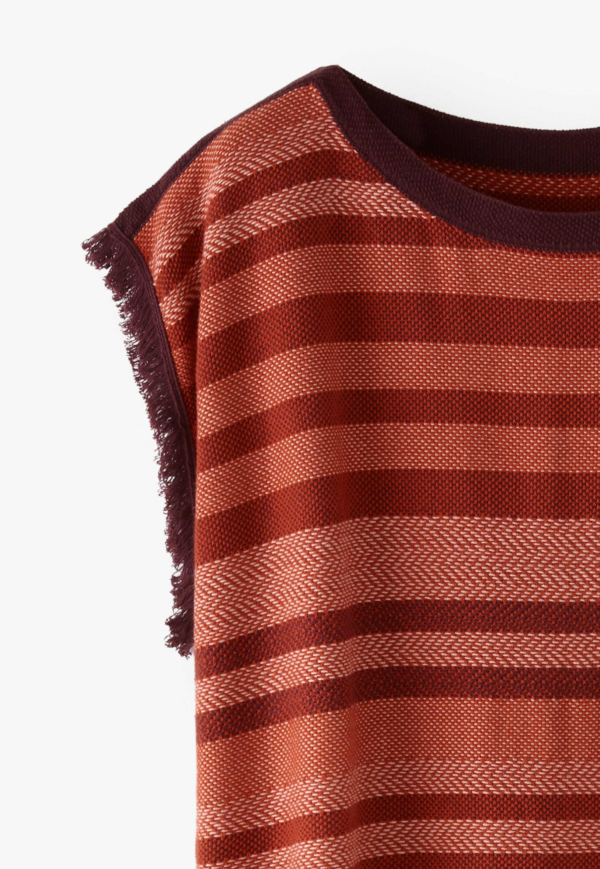 womens brown casual dress Brown Mix Geometric Striped Button Front Dress