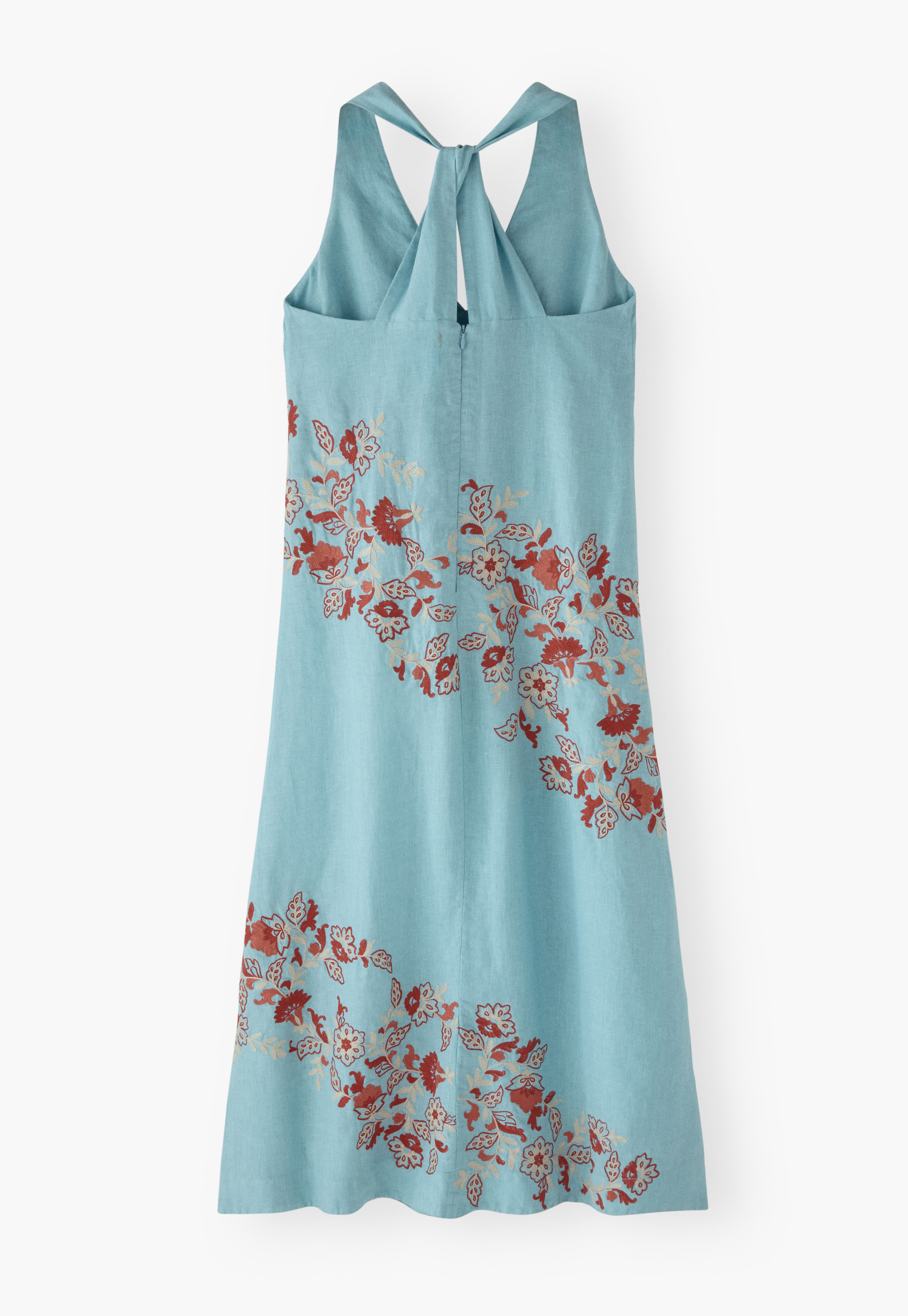Wrap London - Halter-neck linen dress