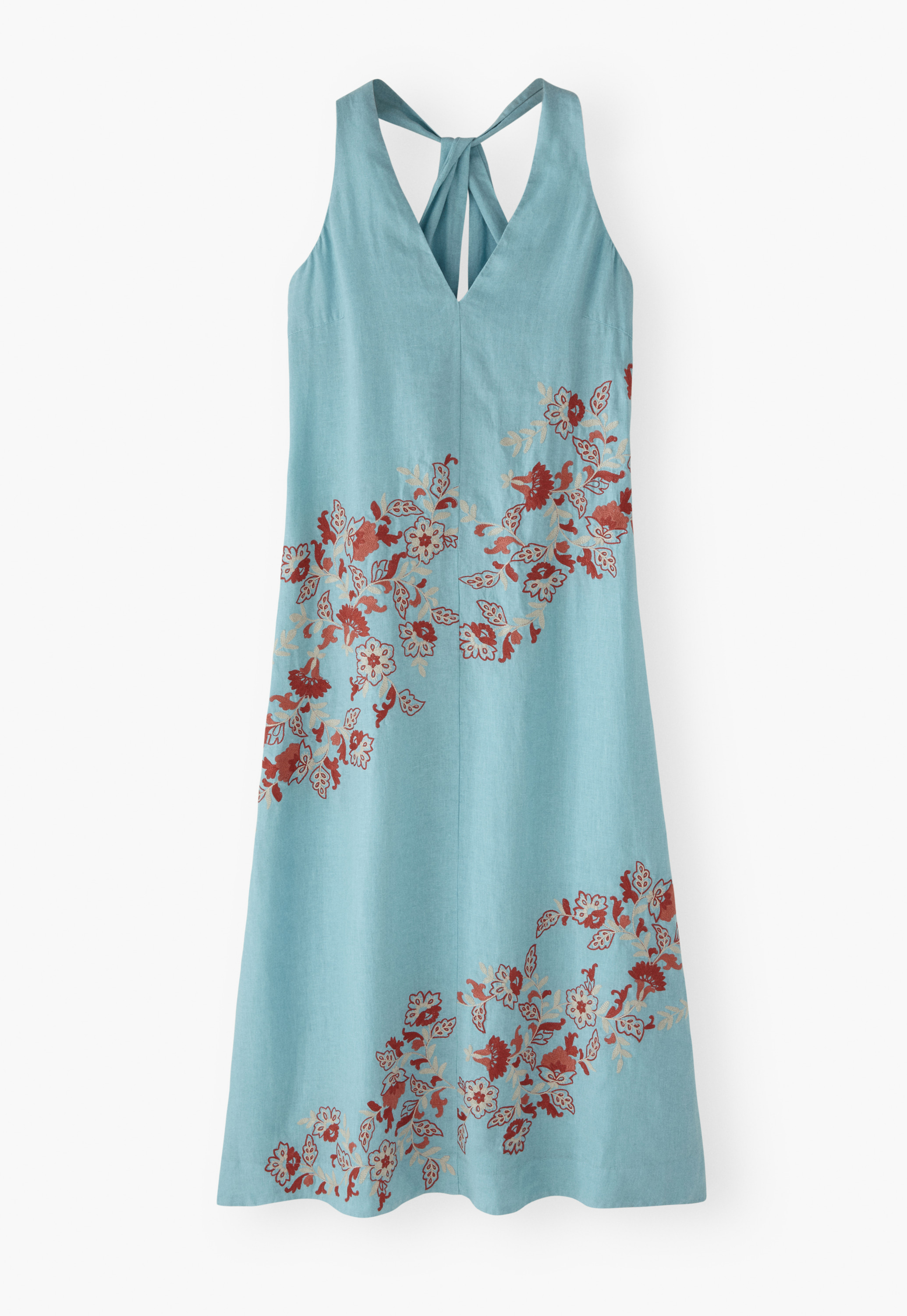 Wrap London - Halter-neck linen dress