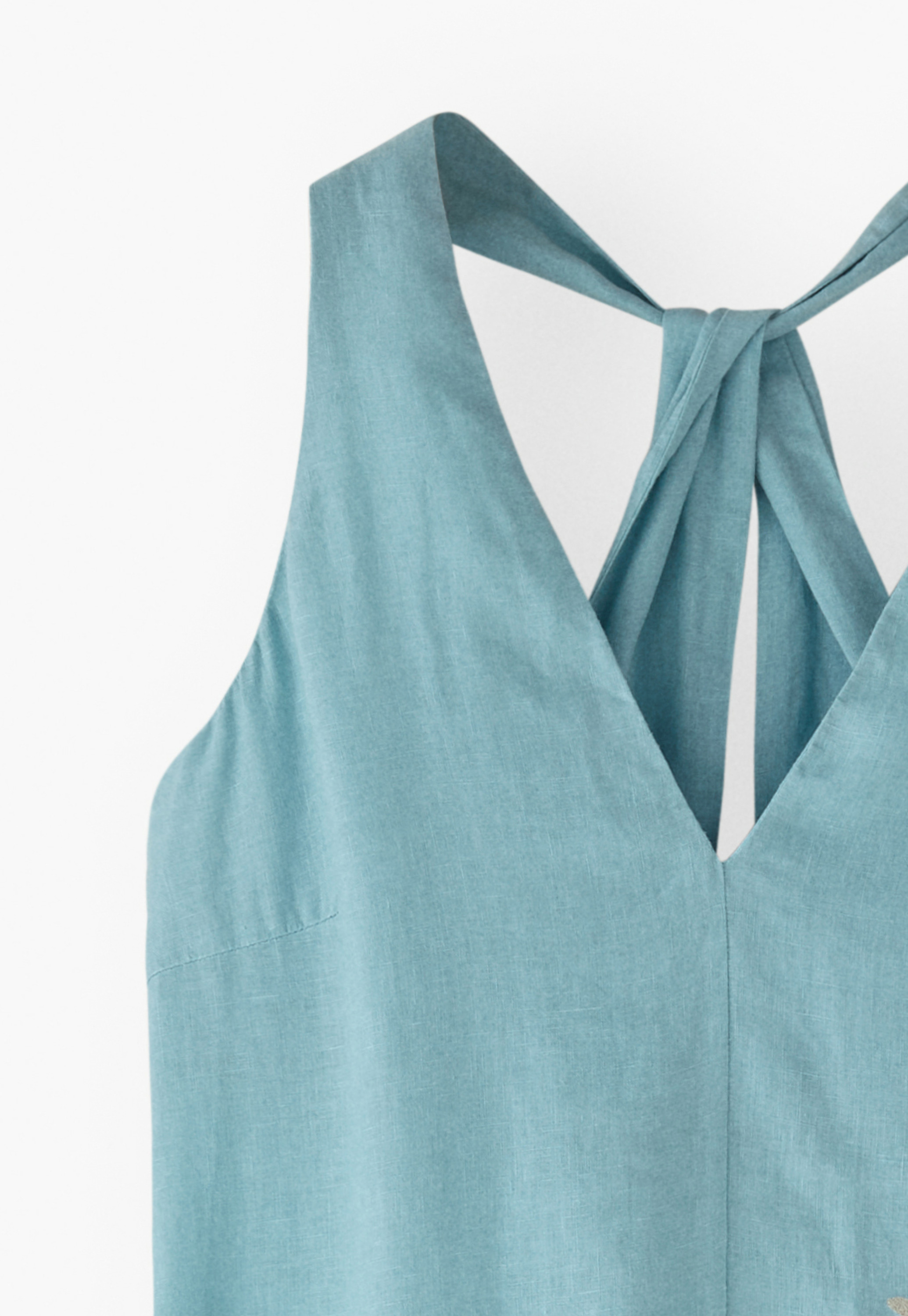 Wrap London - Halter-neck linen dress