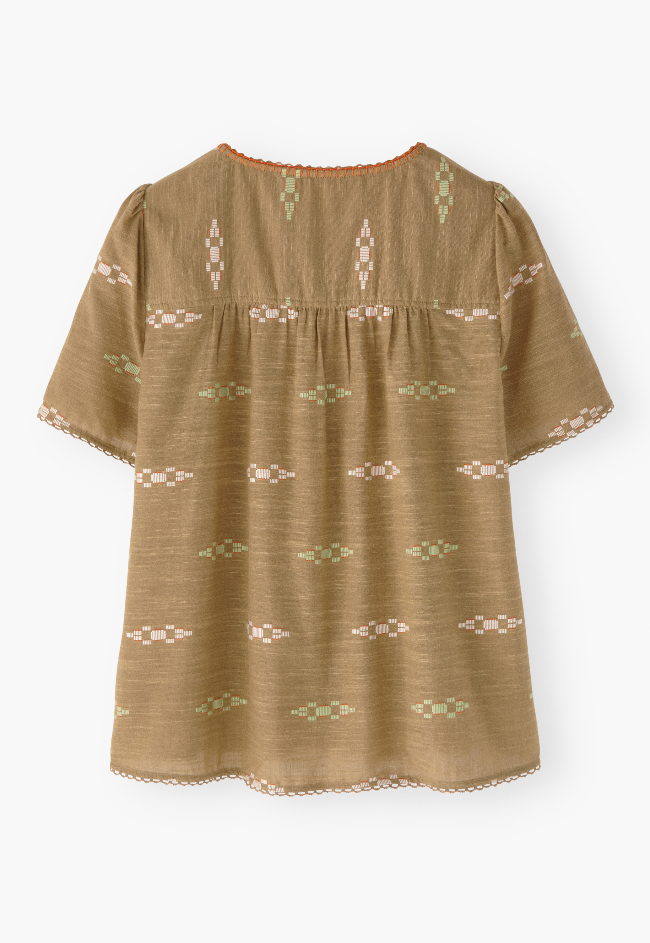 Wrap London - Cotton jacquard blouse