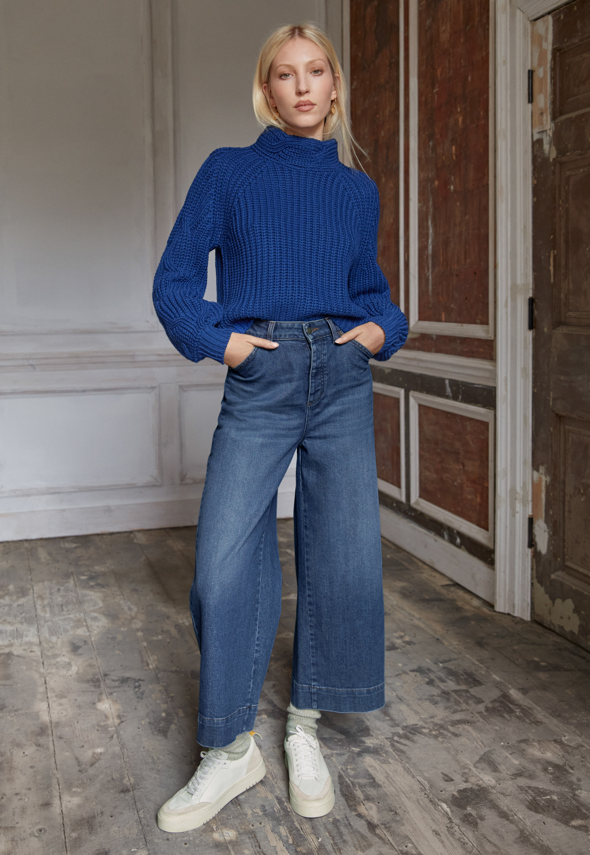 Wrap London - Wide-leg cropped jeans