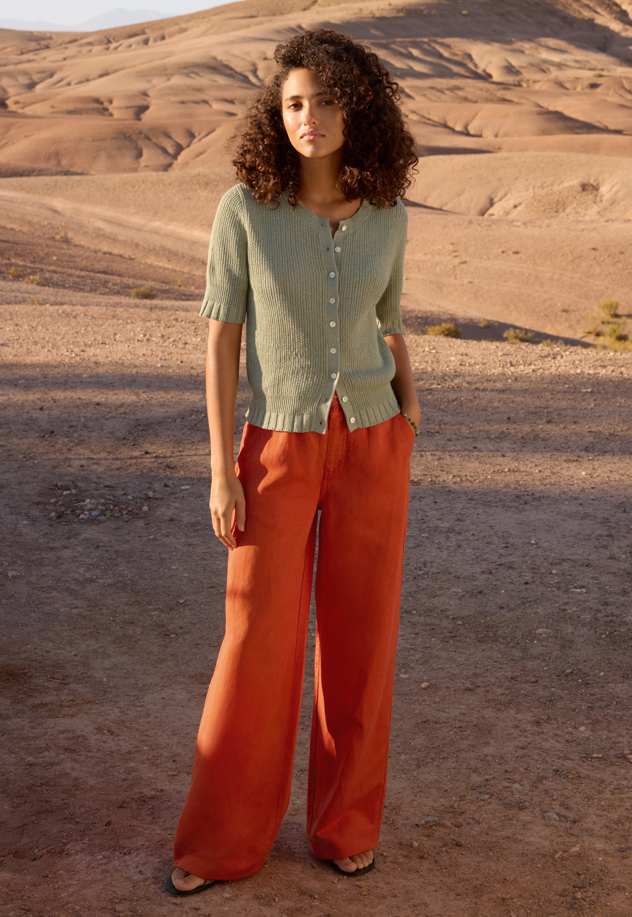 Wrap London - Cotton tuck stitch sweater