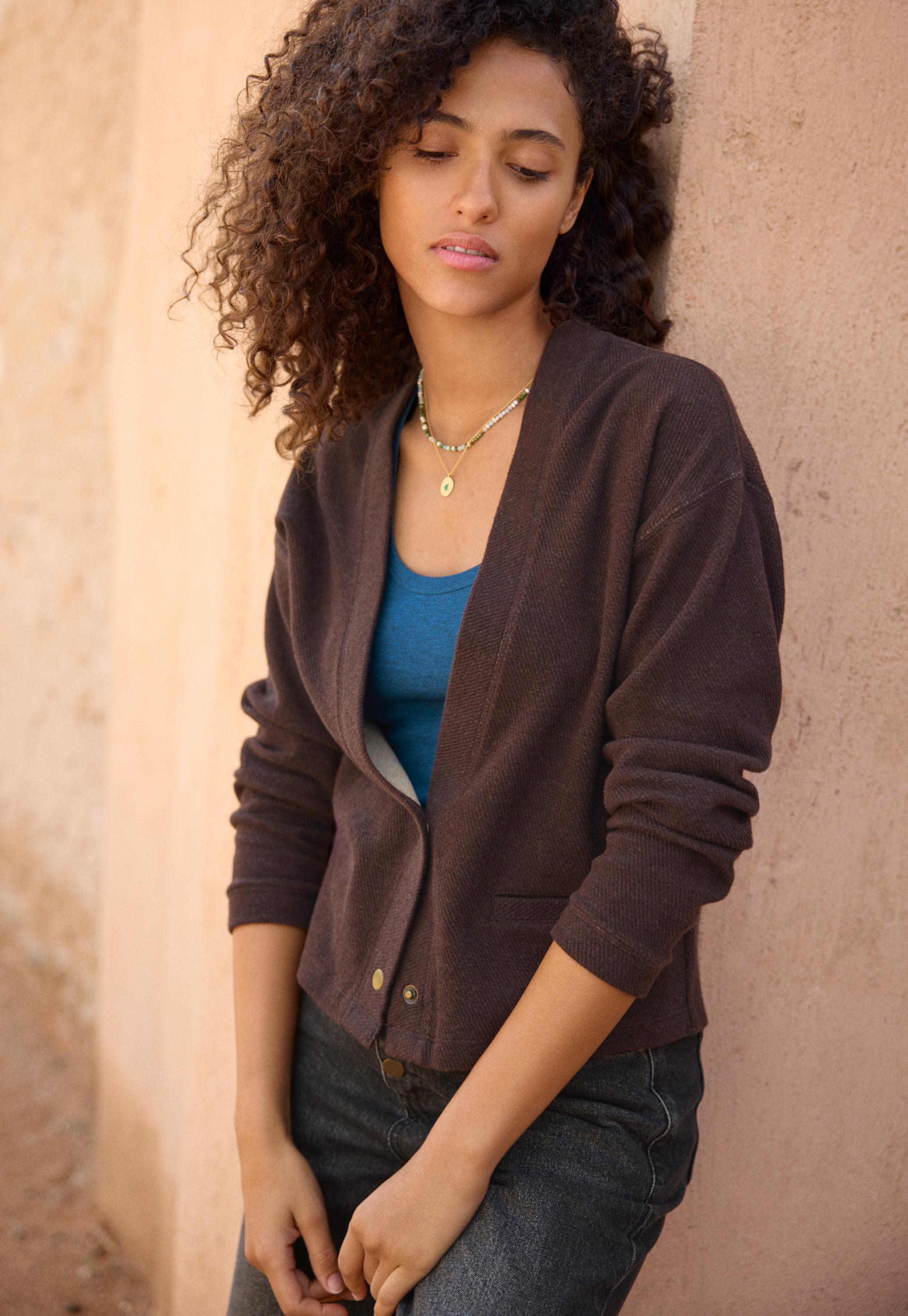 Wrap London - Cotton jersey cardigan