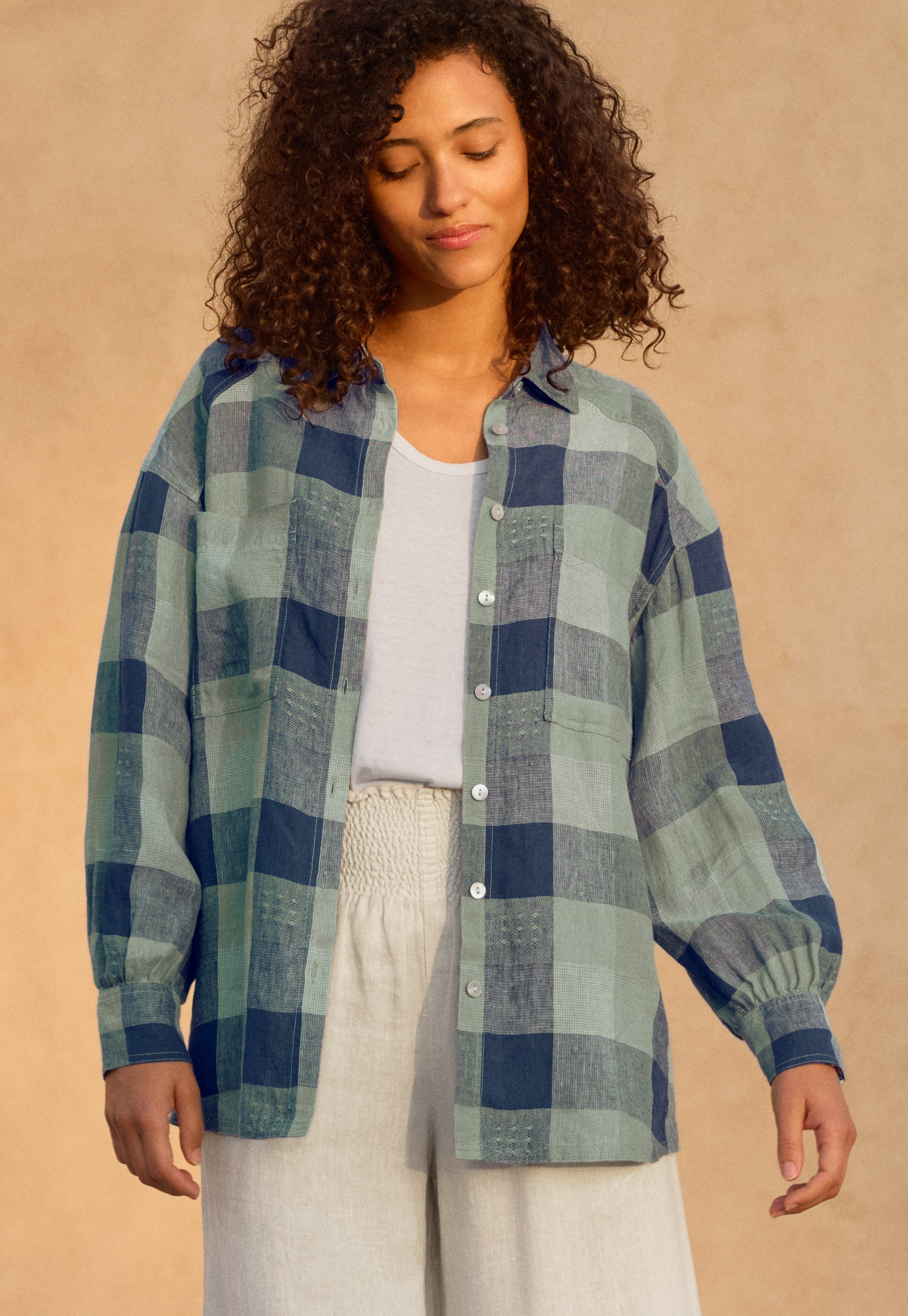 【新品・タグ付き】SZ Blockprints SARONG GINGHAM SZ Blockprints Limited item New Arrival News｜Ron Herman