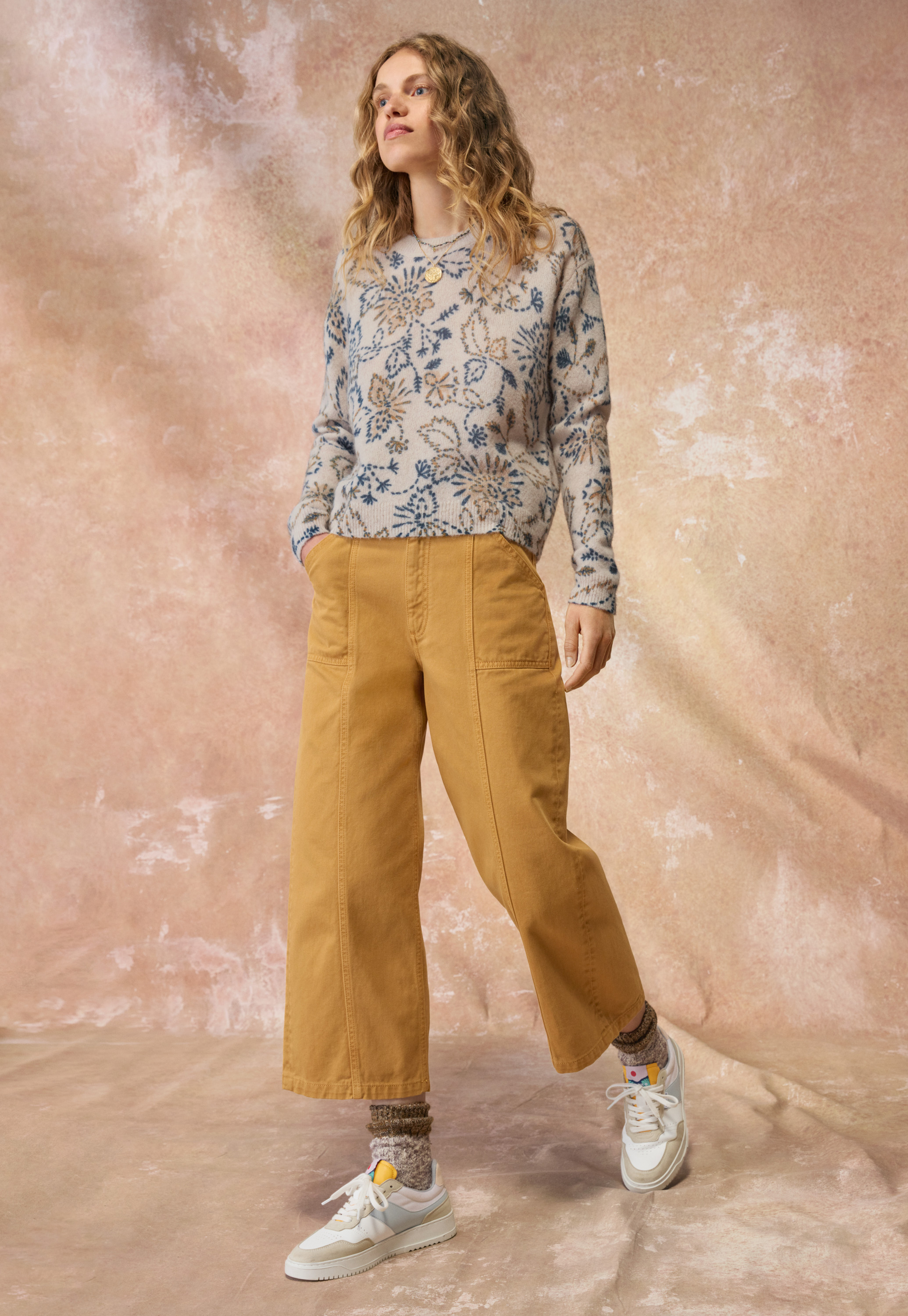 Wrap London - Alpaca-blend printed sweater