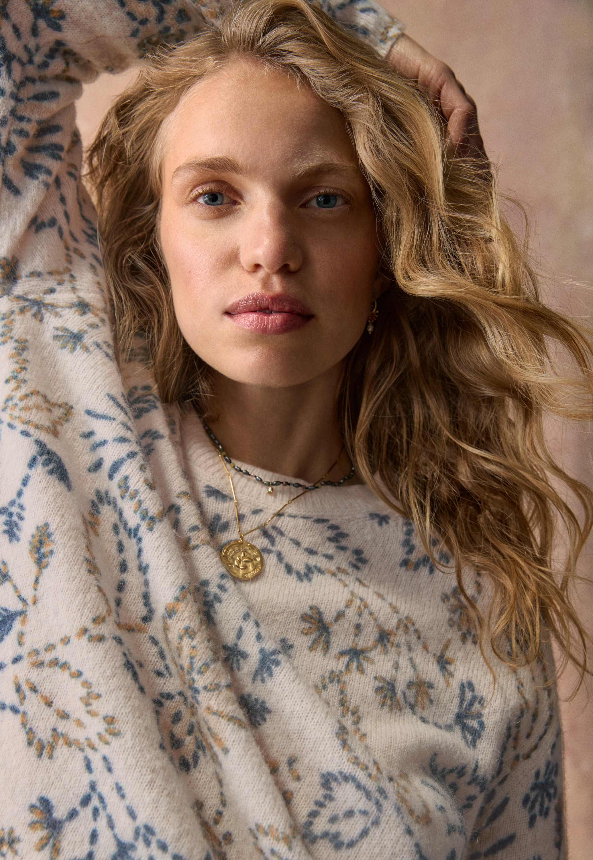 Wrap London - Alpaca-blend printed sweater