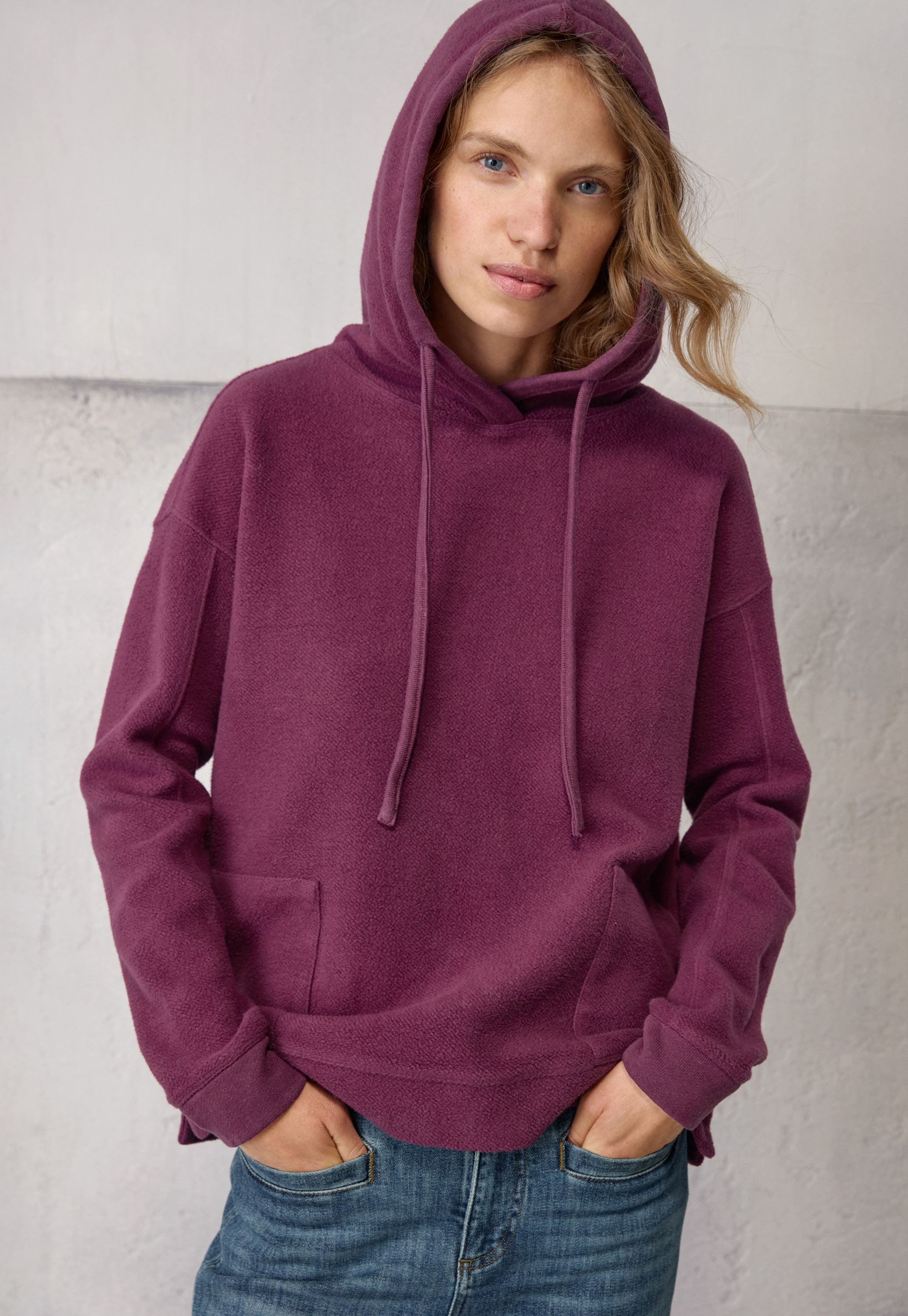 Wrap London Fleece-Hoodie aus Hanf und Bio-Baumwolle