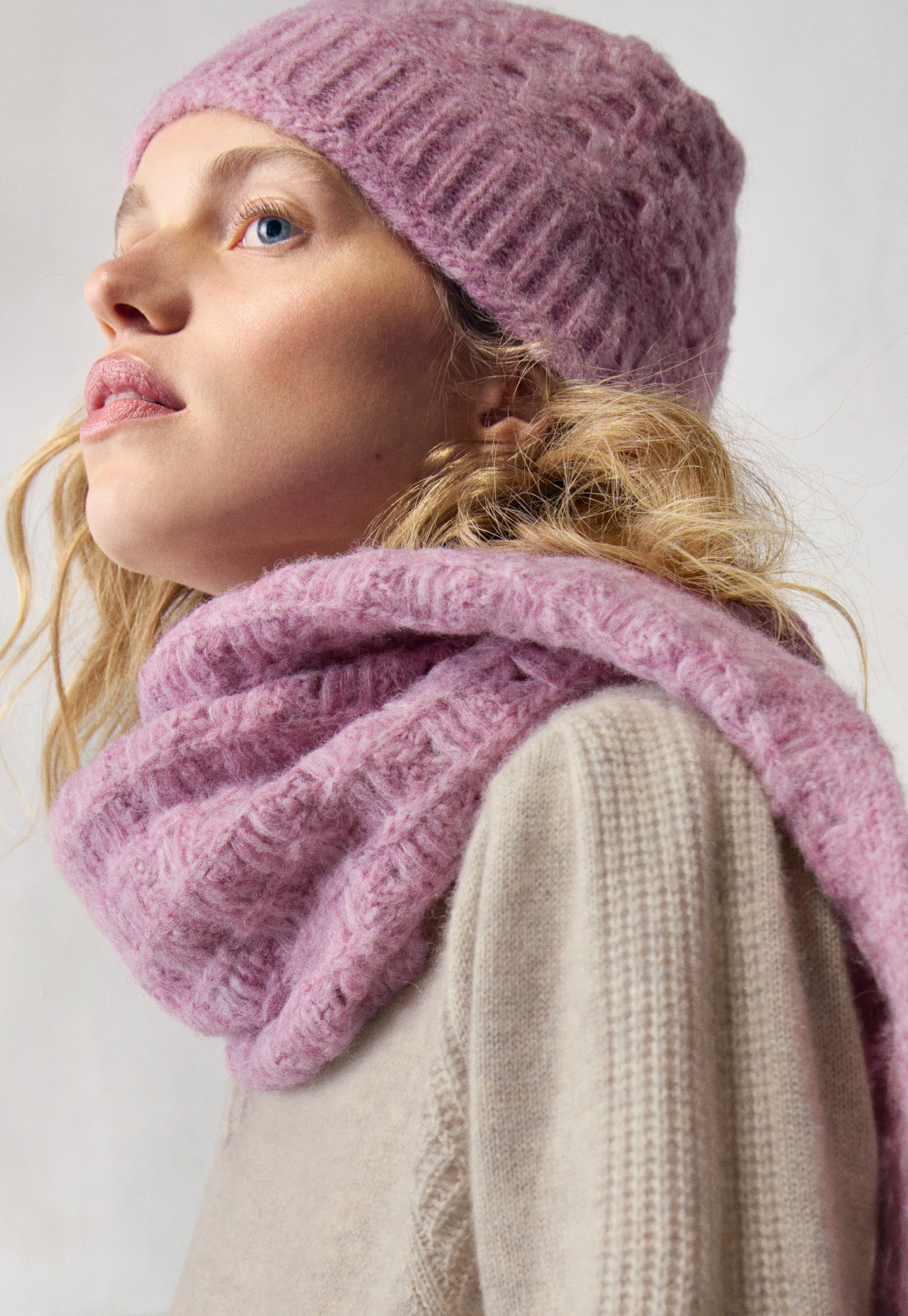 COS PRINTED ALPACA-BLEND SCARF アルパカブレンド PRINTED ALPACA-BLEND SCARF プリントアルパカブレンドマフラー