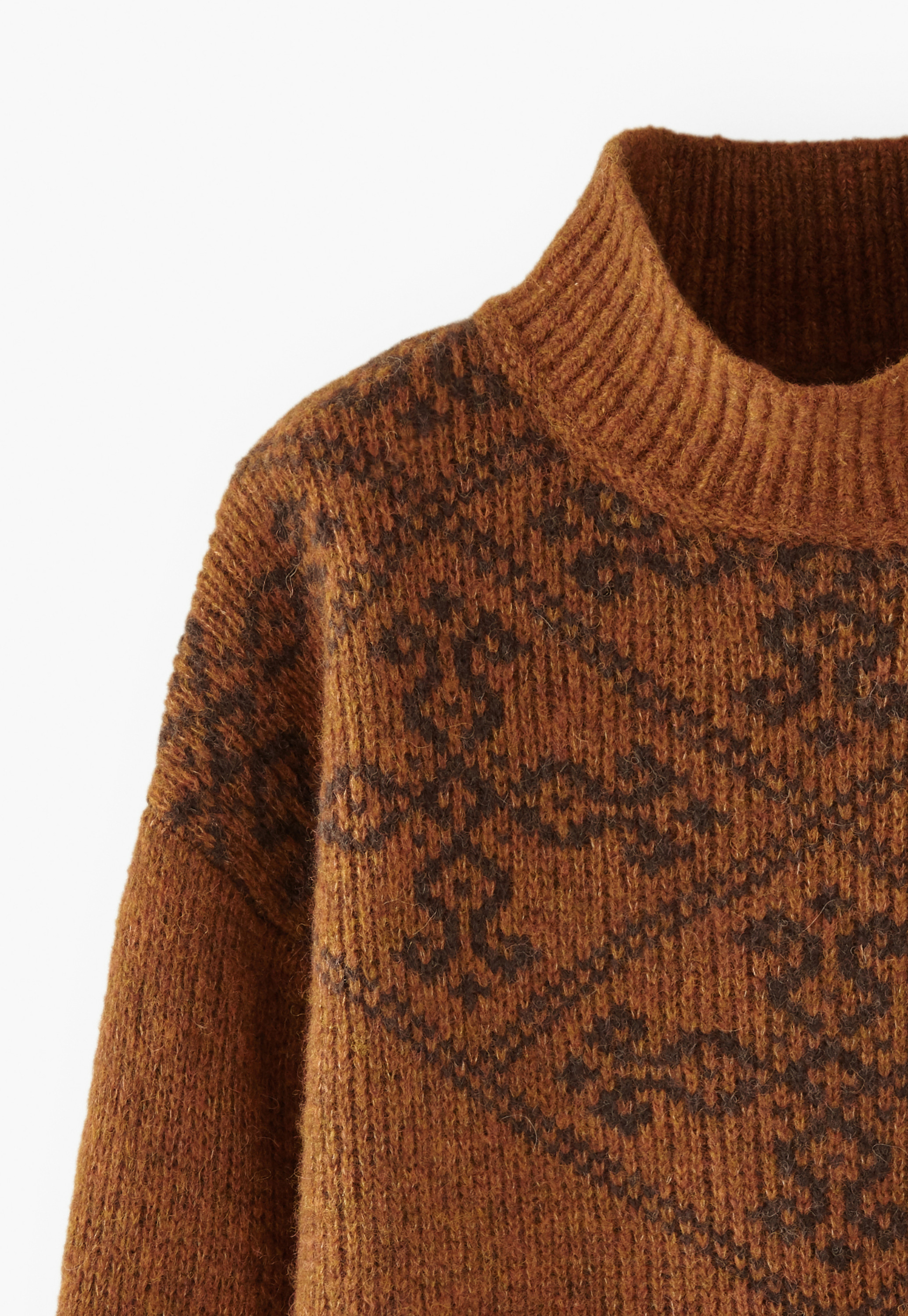 Wrap London - Jacquard alpaca blend sweater
