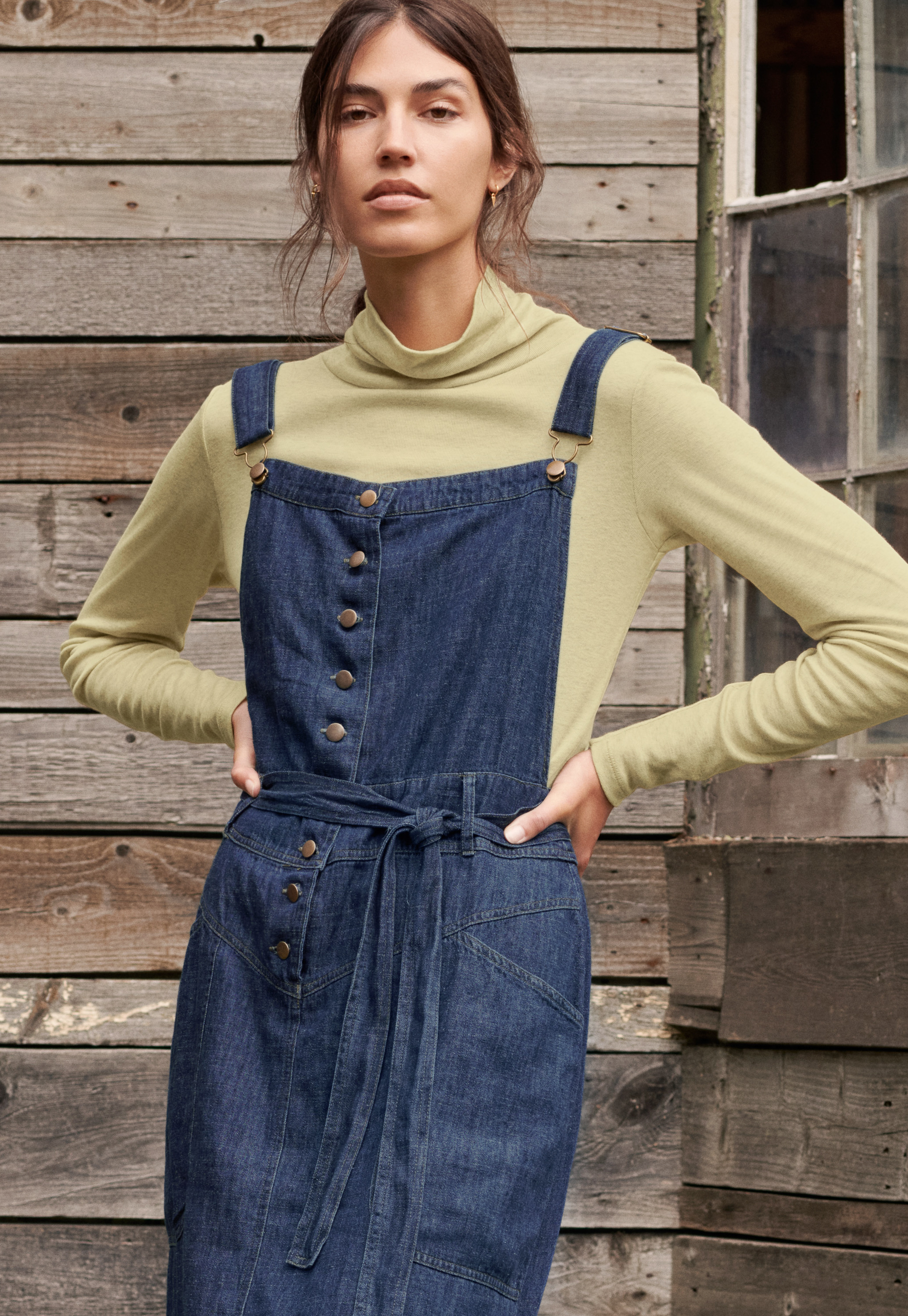 Hemp \u0026 organic cotton pinafore dress