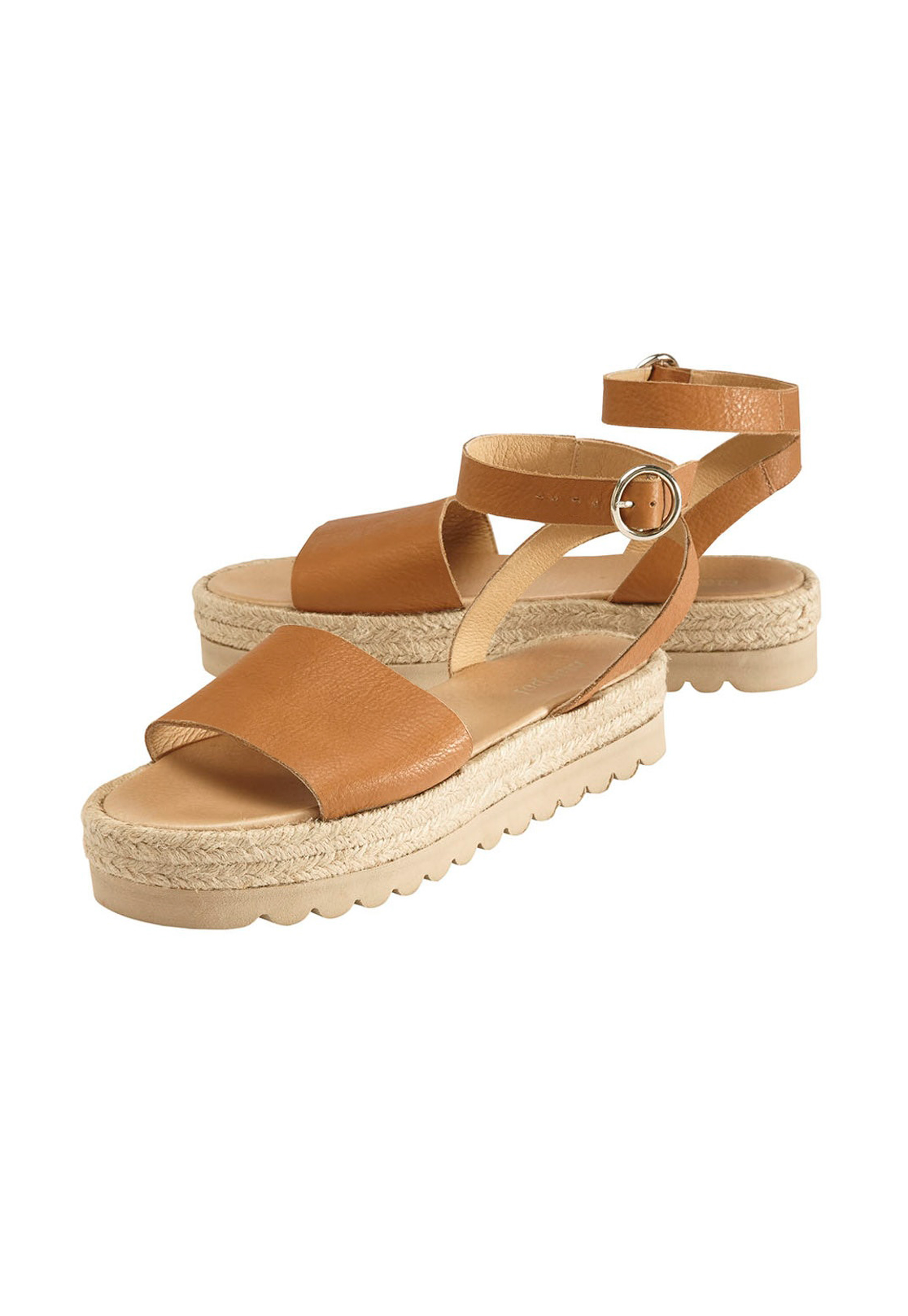 platform wrap sandals