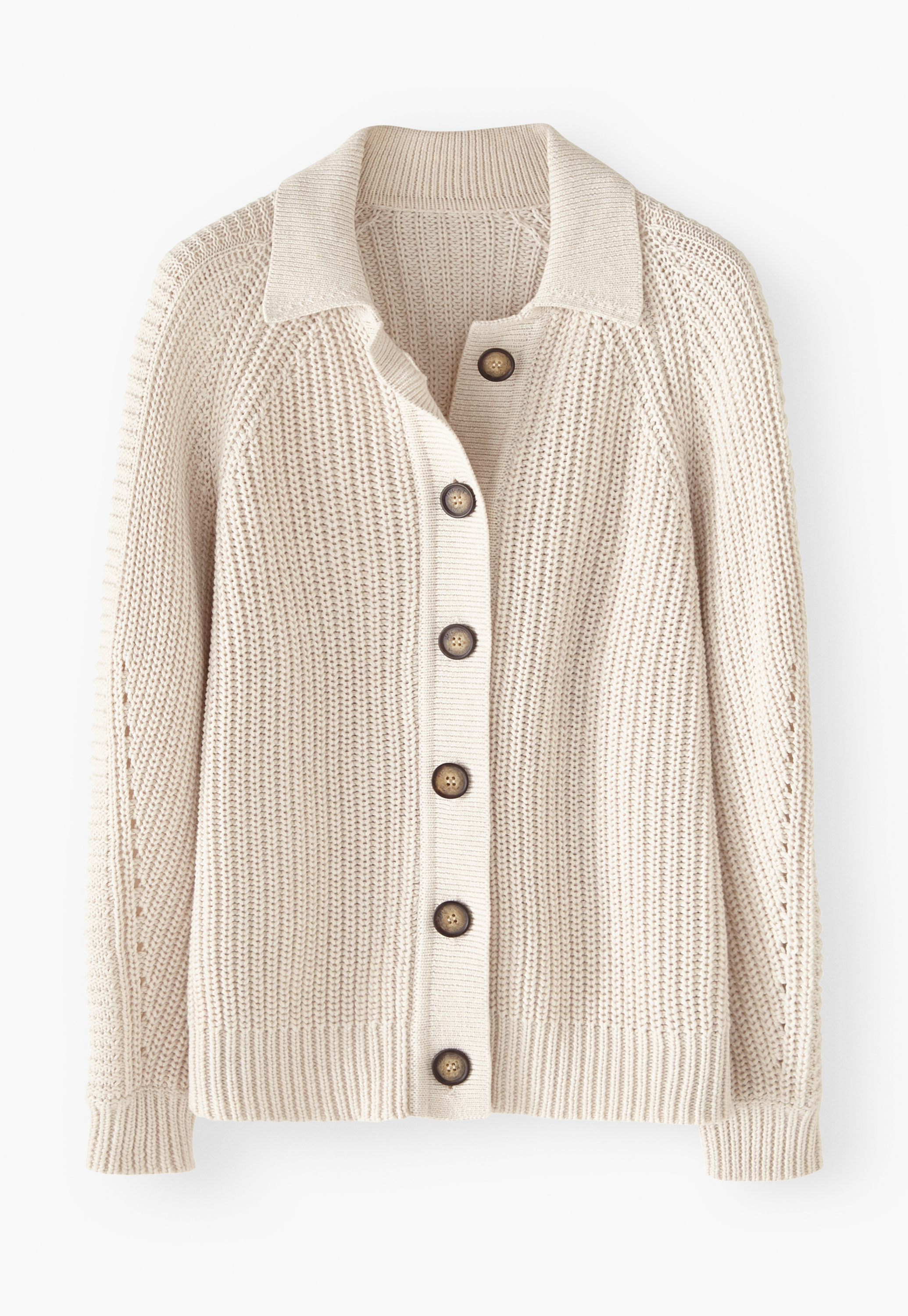Wrap London - Rib-stitch cotton cardigan