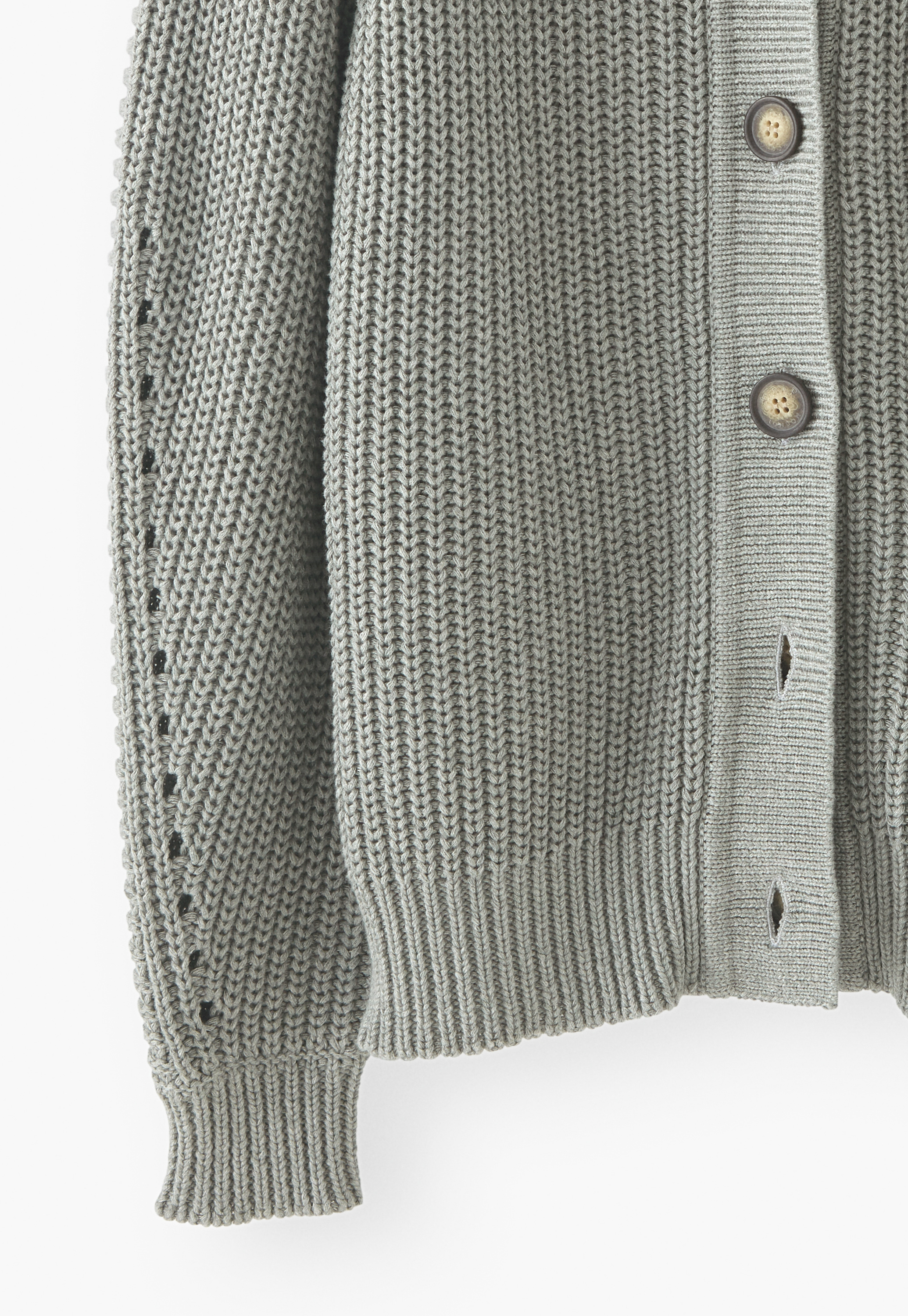 sage stitch long cardigan