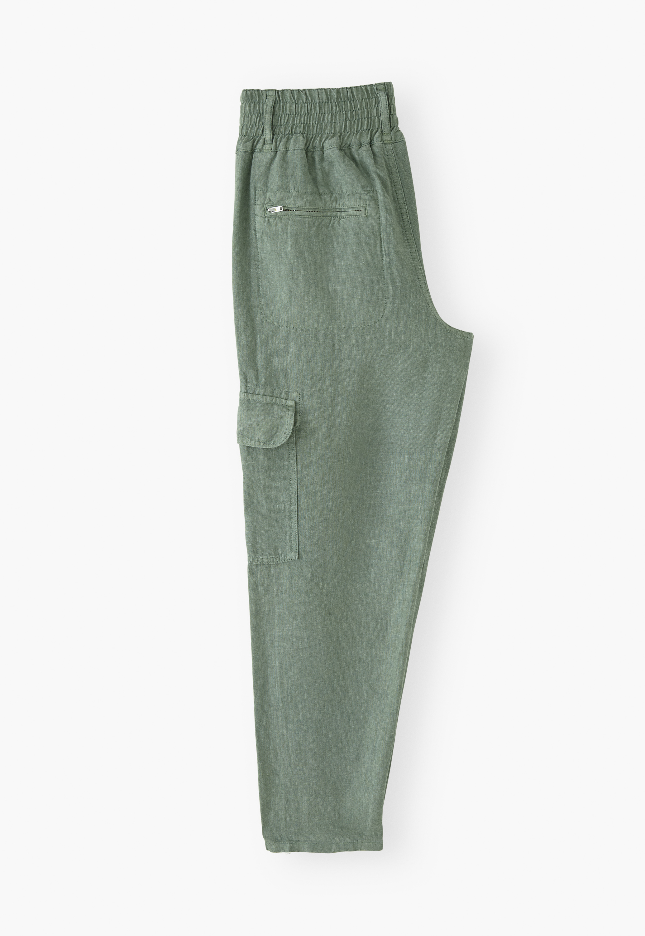 linen cargo trousers