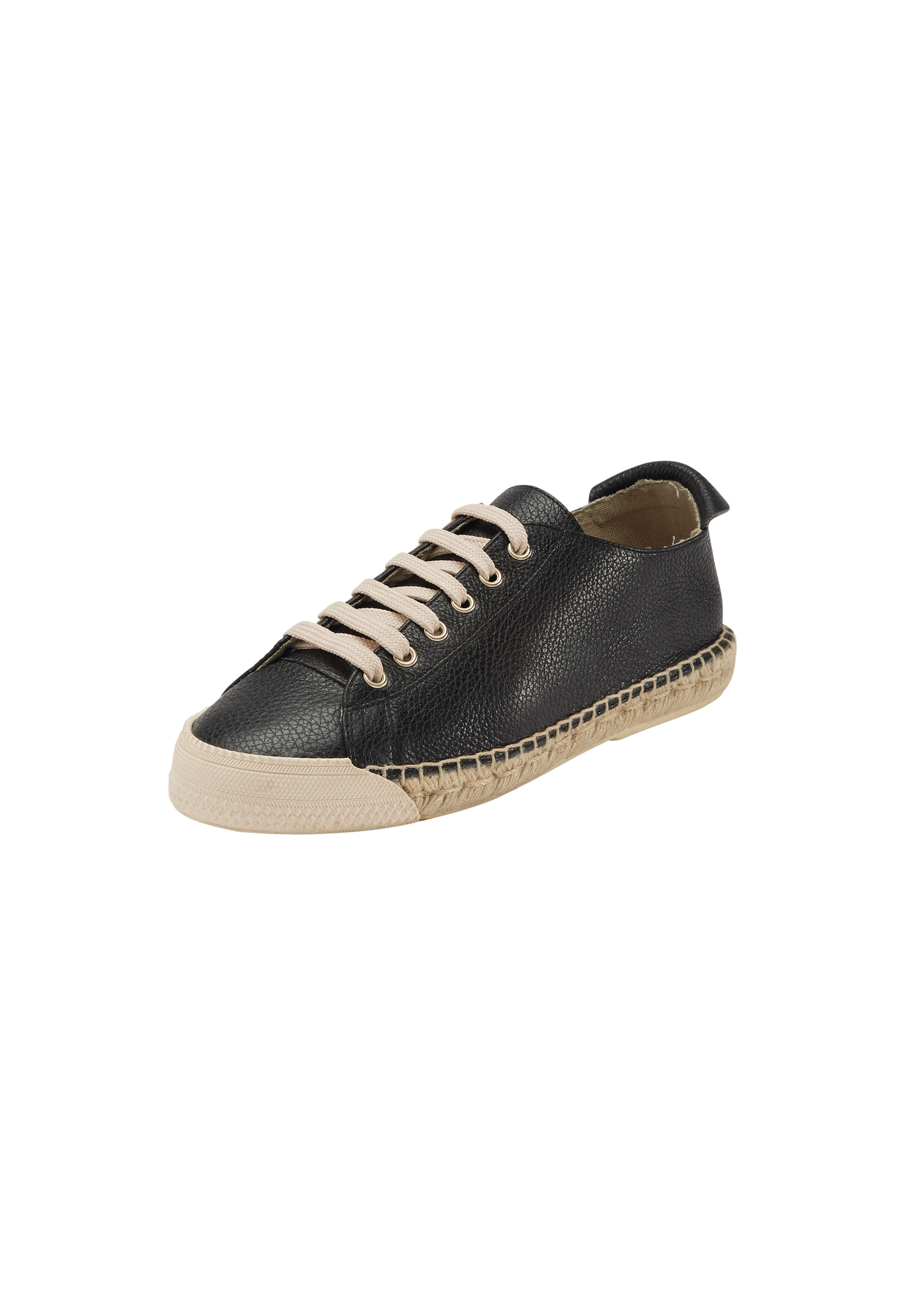 black espadrille trainers
