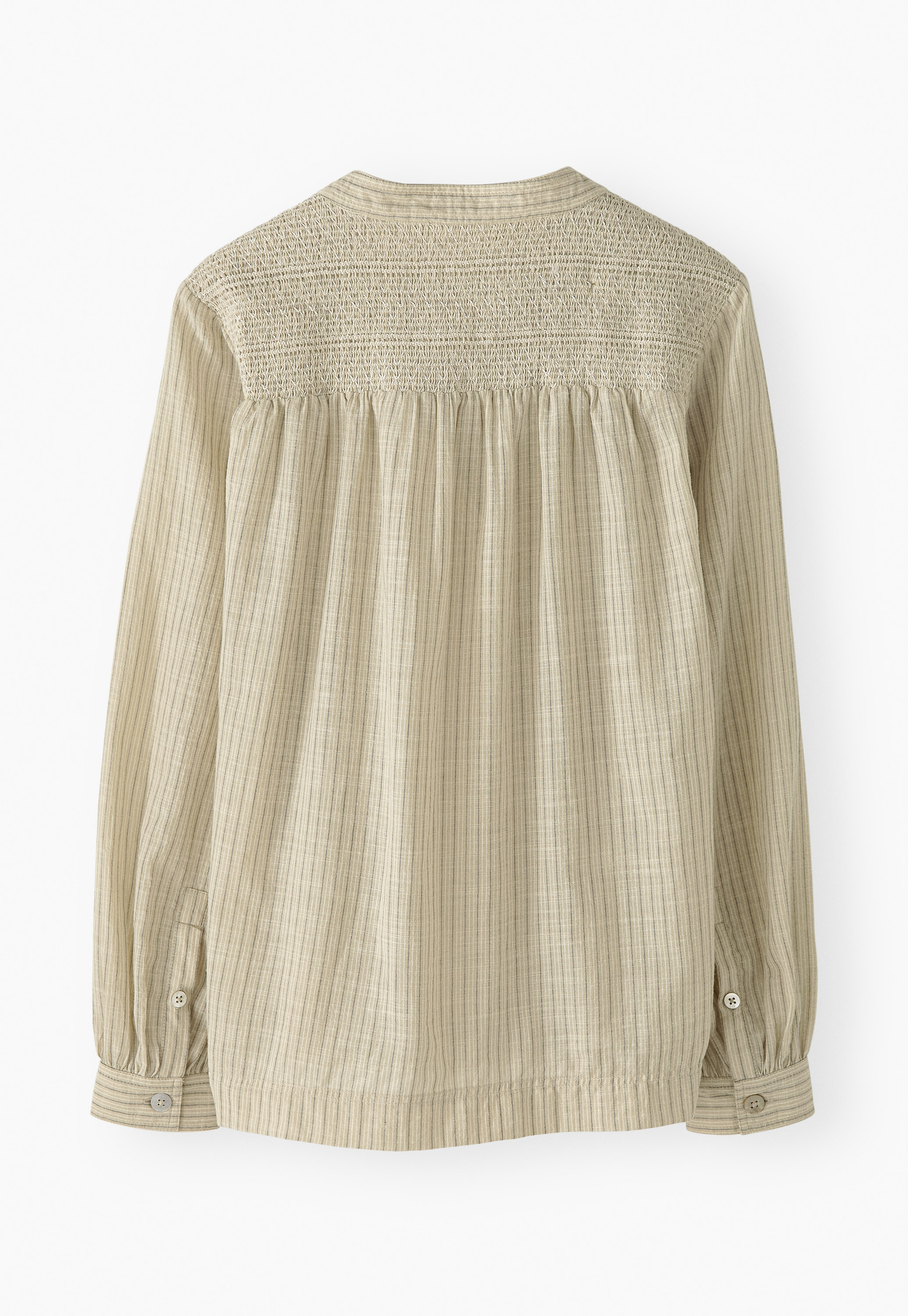 striped cotton blouse