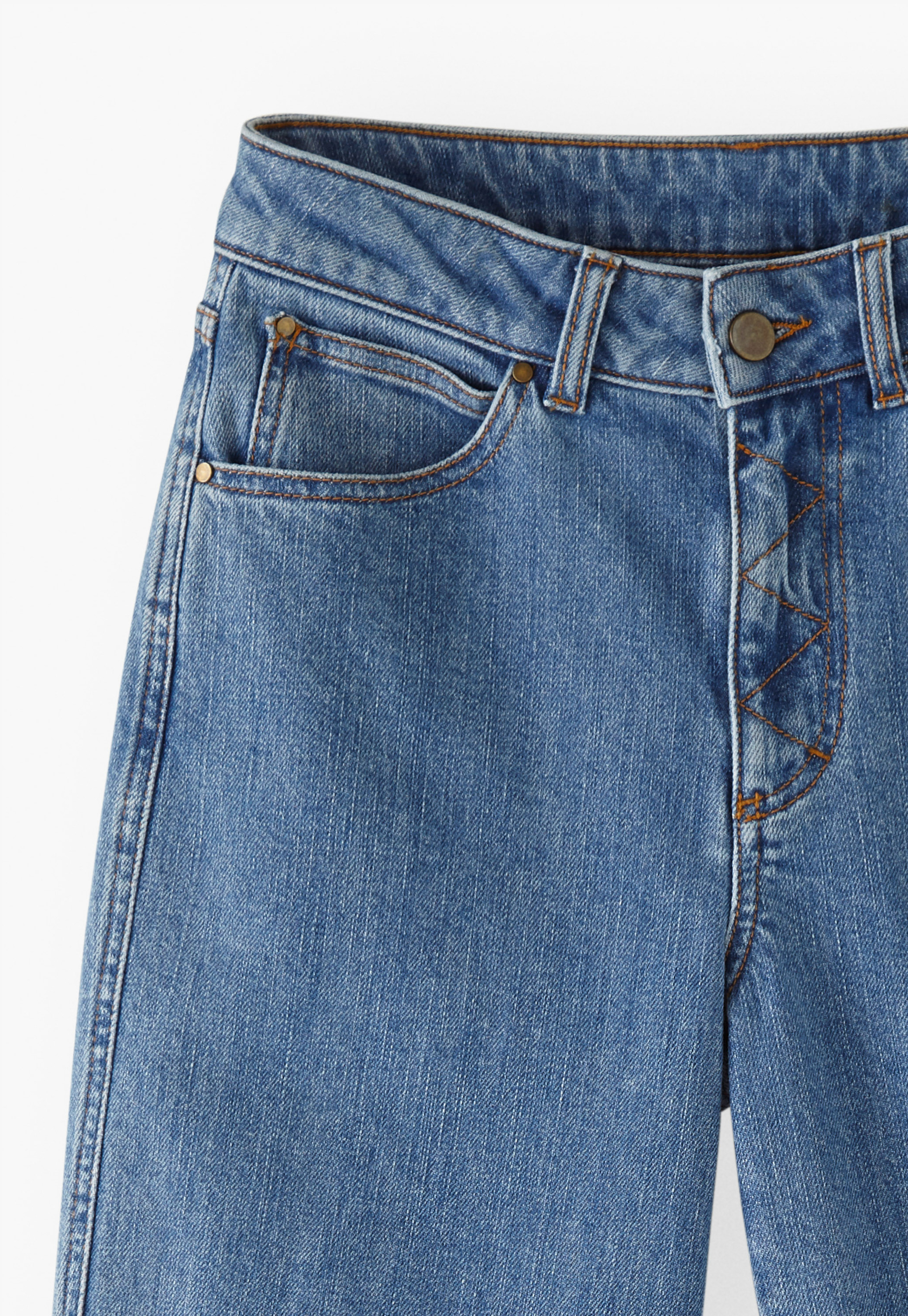 Wrap London - Patched denim jeans