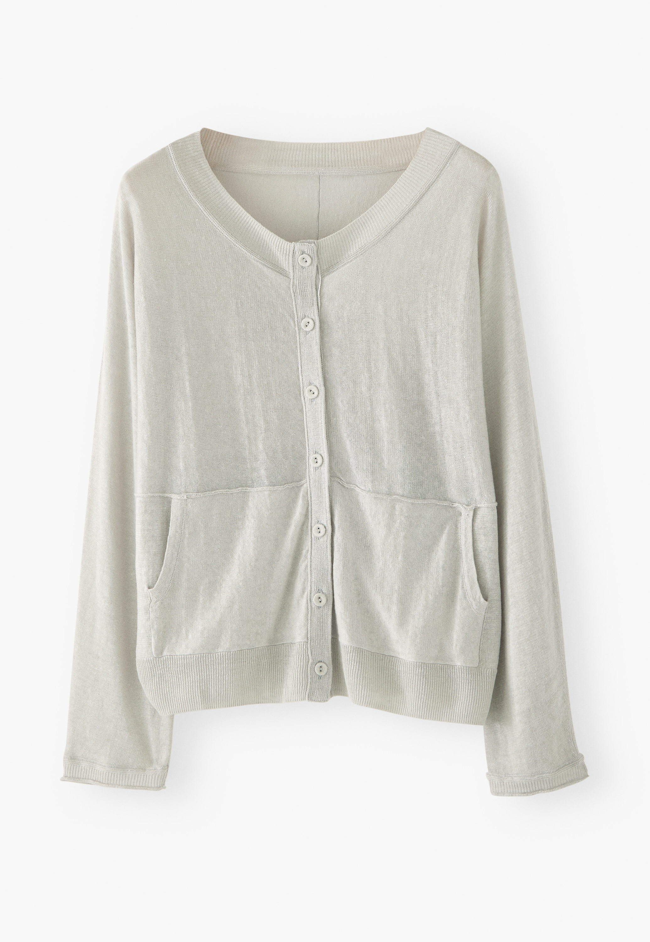 fine linen cardigan