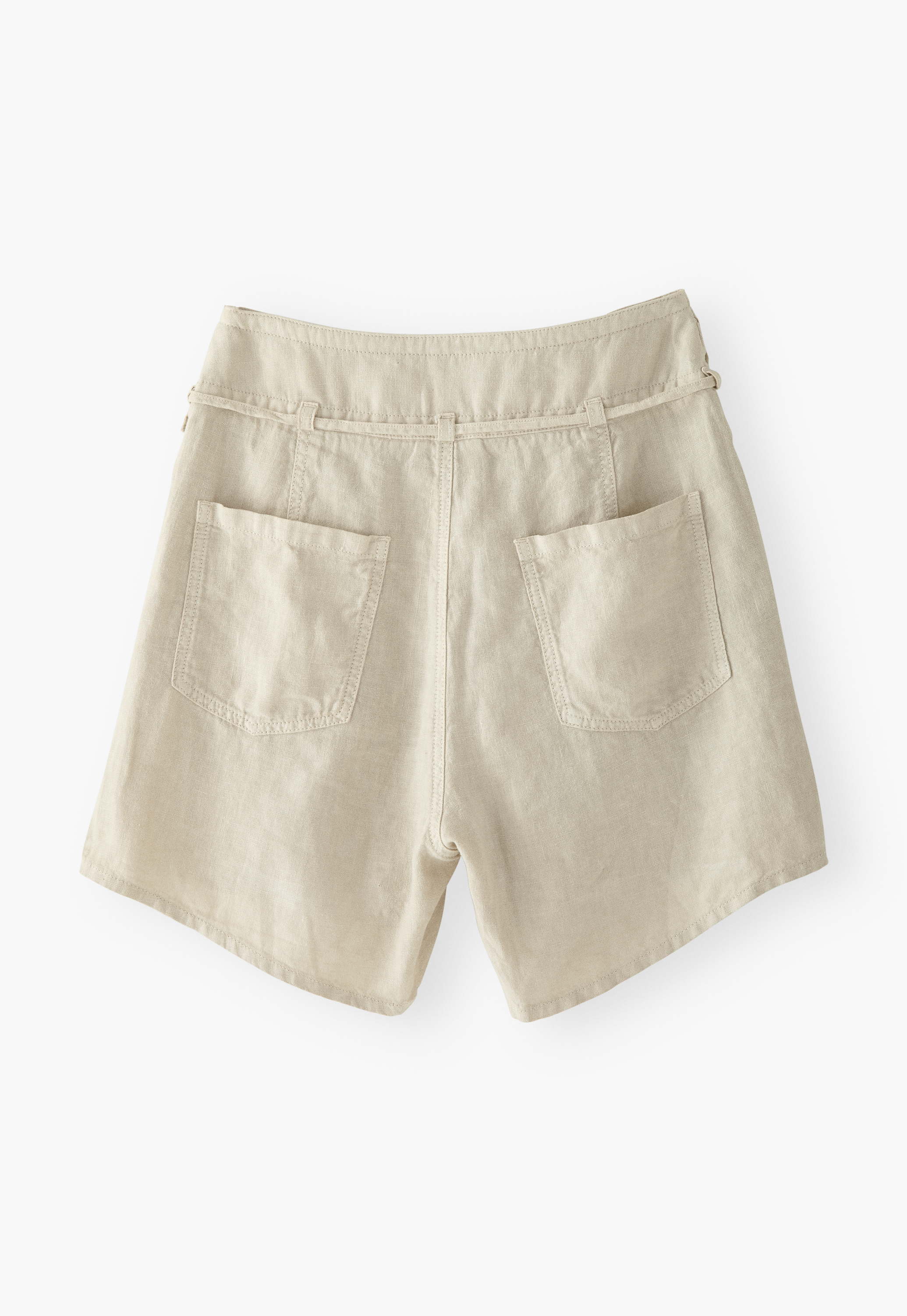 DIANTE Belted Tight Shorts 72 BECベージュ Belted Twill Shorts - Beige - Ladies | H&M US