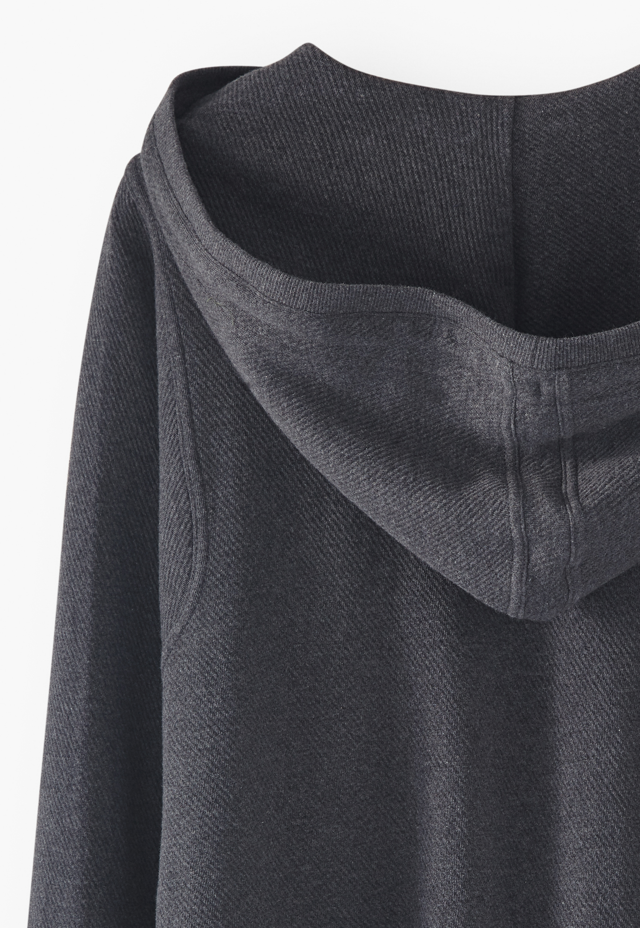 Wrap London - Cotton v-neck hoodie