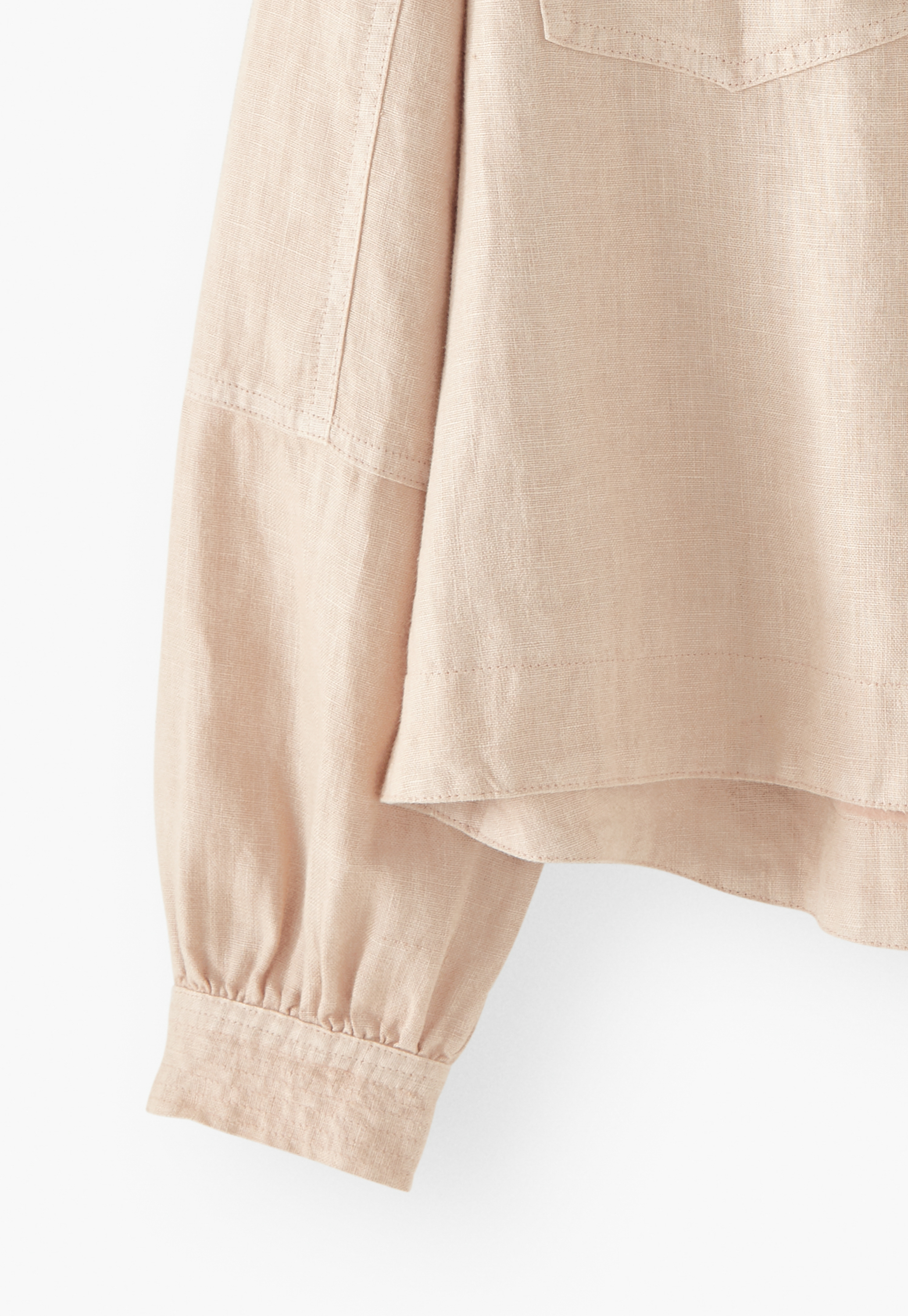 Wrap London - Cropped linen jacket