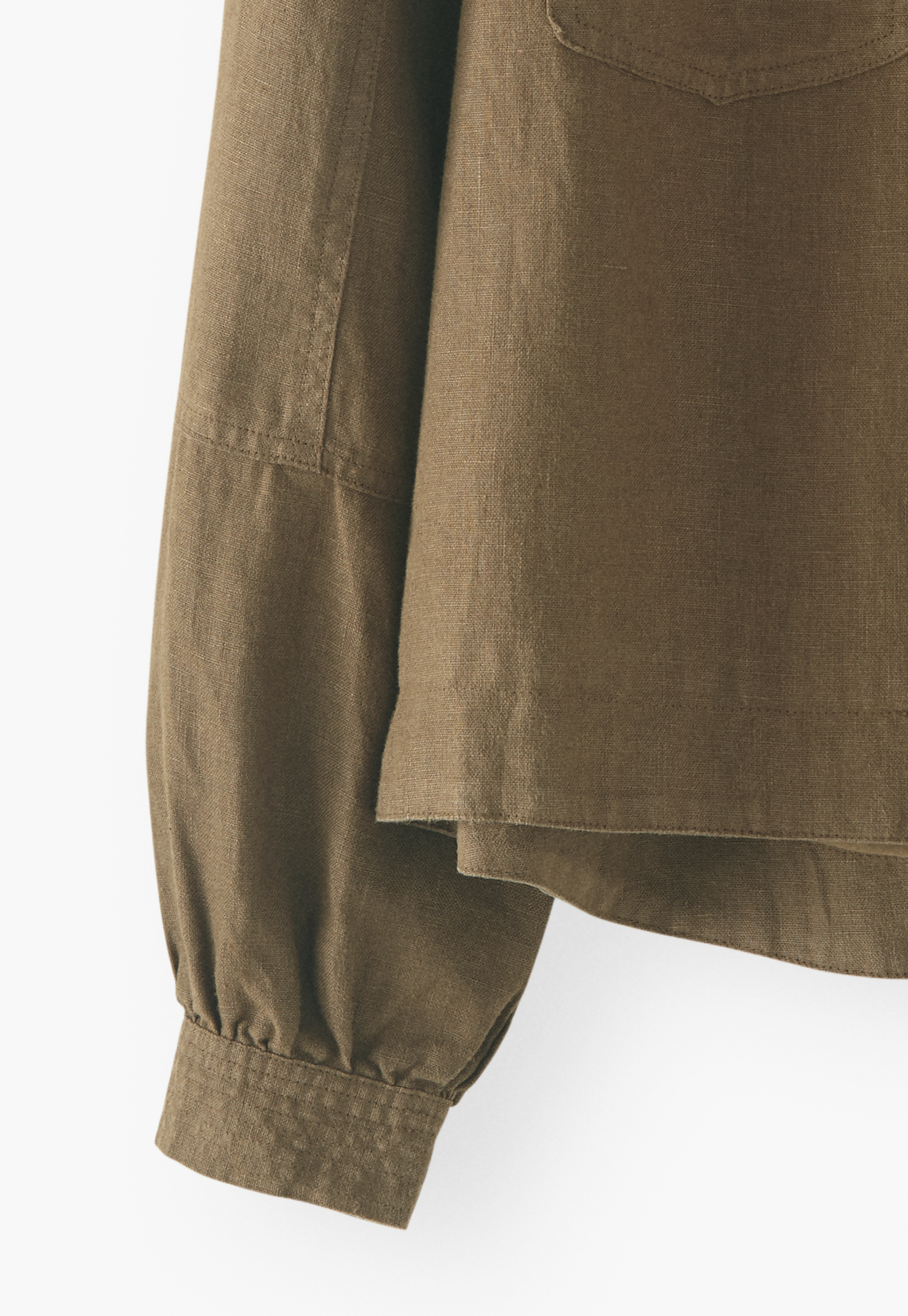Wrap London - Cropped linen jacket