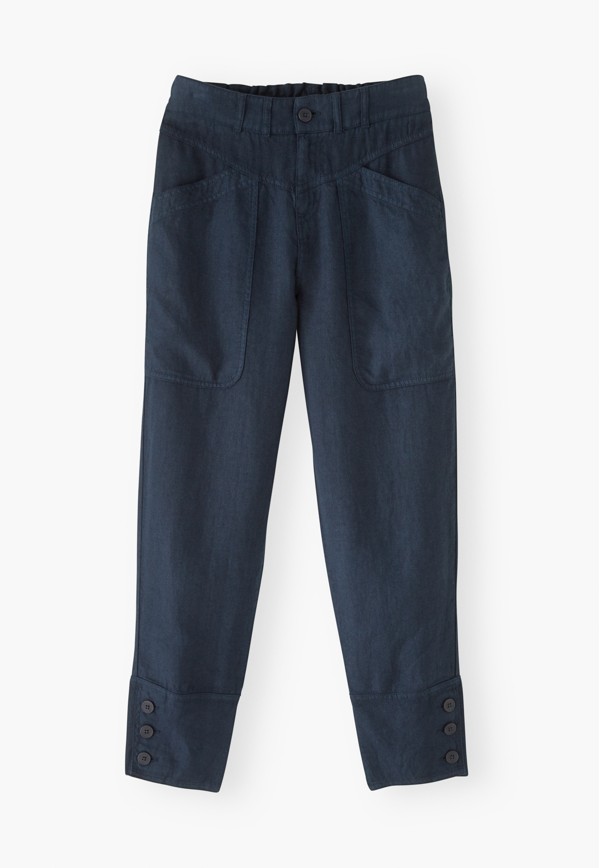 Wrap London - Cropped linen trousers