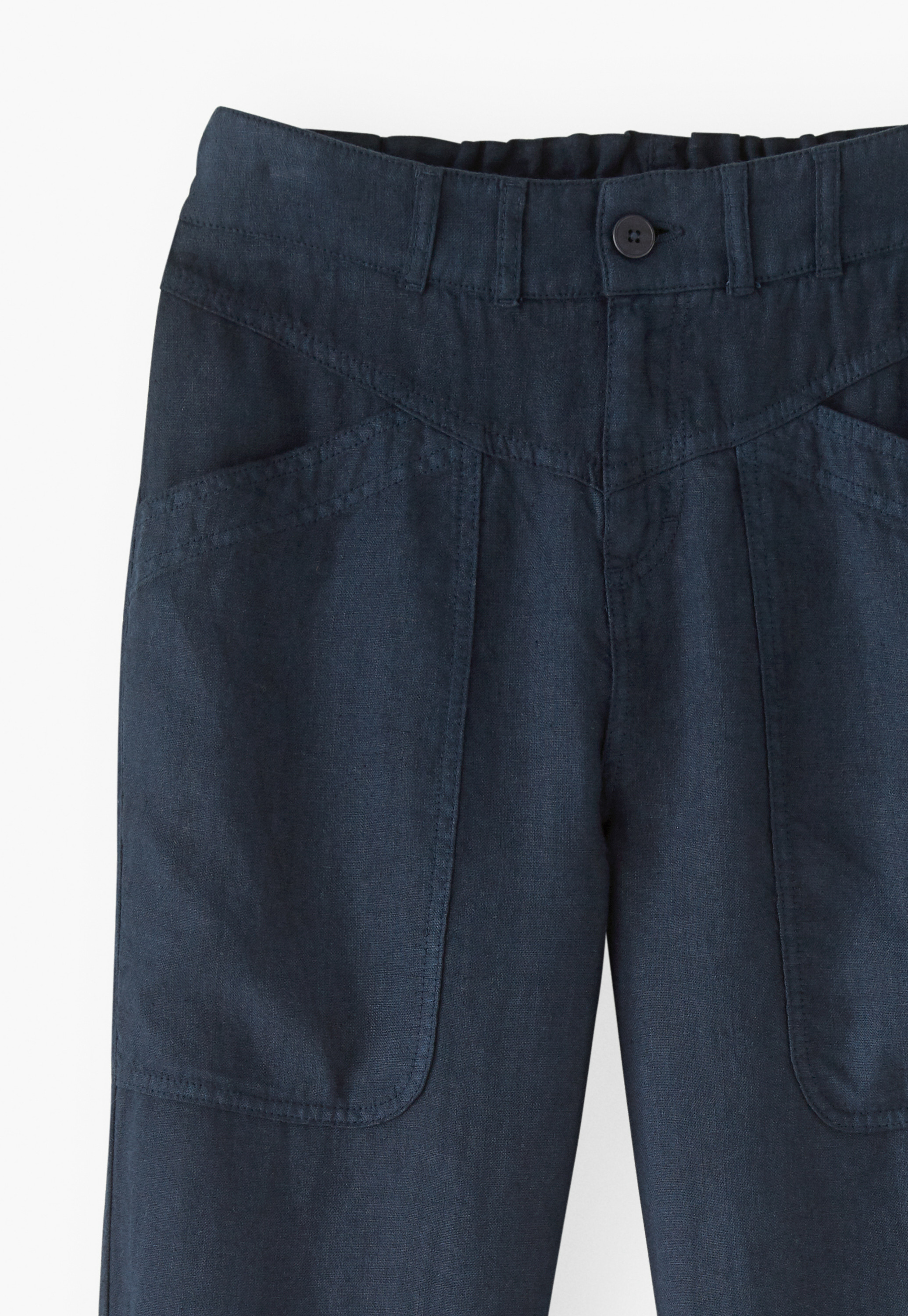 Wrap London - Cropped linen trousers